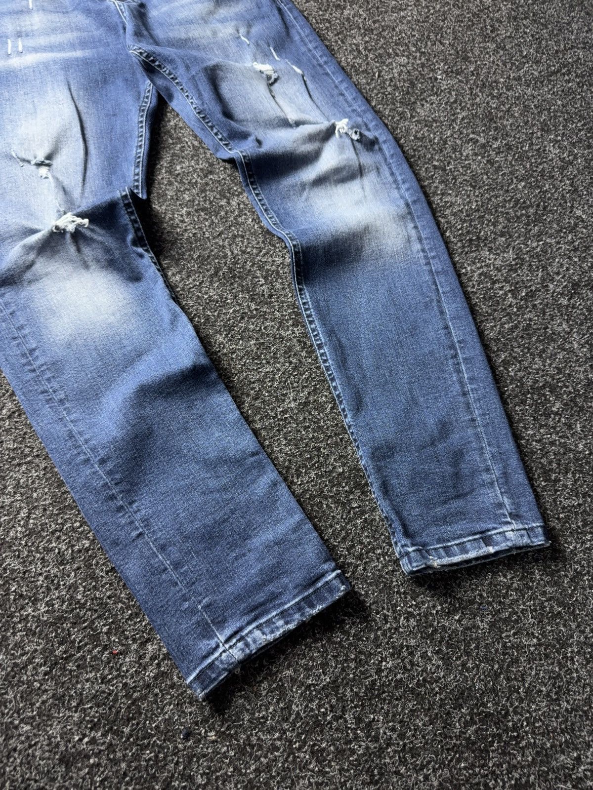 Diesel Luxury Diesel D.N.A. Distressed Blue Jeans Made in Italy Size US 30 / EU 46 - 5 Thumbnail