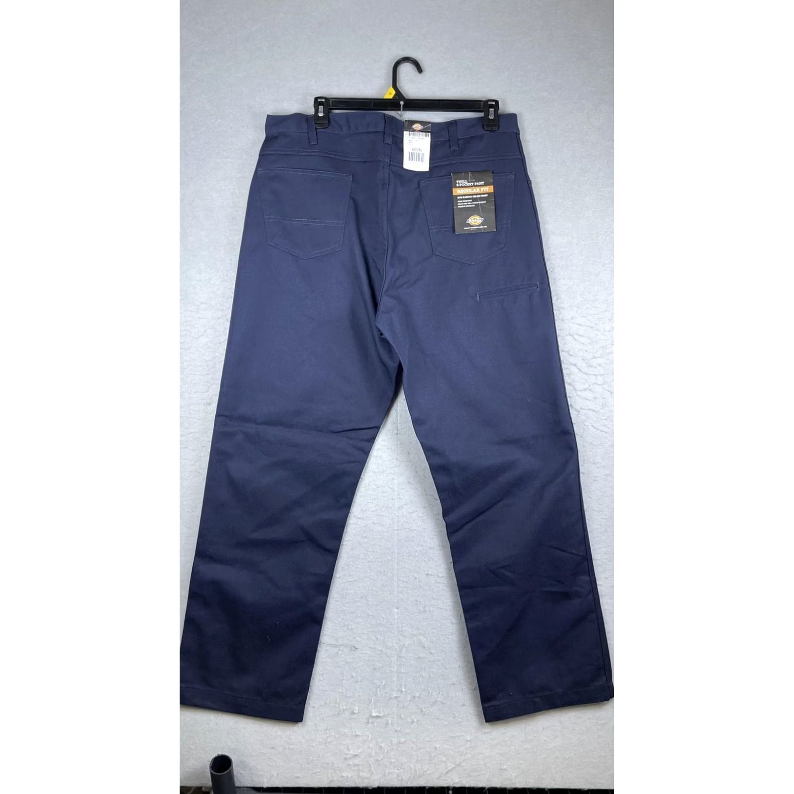 Dickies Dickies Chino Pants Mens 40x38 Blue 6-Pocket Regular Fit Wrinkle Resistant Twill Straight Front Workwear Casual Pants Mens 40 38 Blue Dickies Size US 40 / EU 56 - 7 Thumbnail
