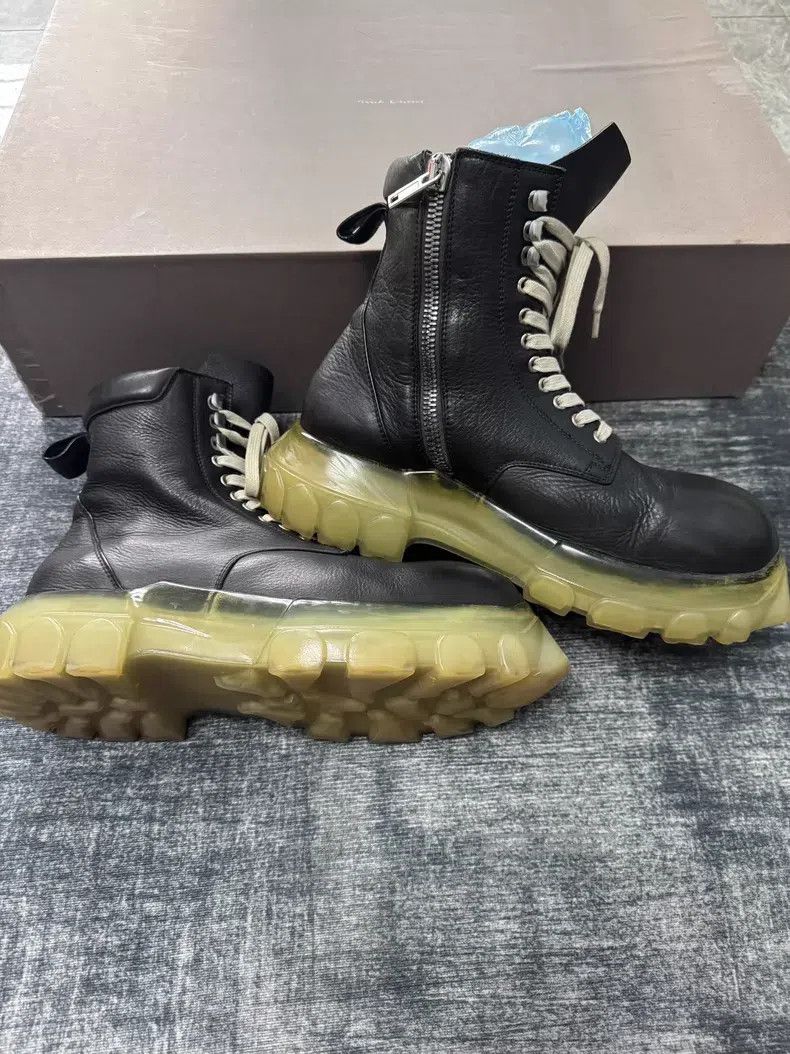 Rick Owens RICK OWENS Transparent Octopus Sole Military Boots Size US 11 / EU 44 - 3 Thumbnail