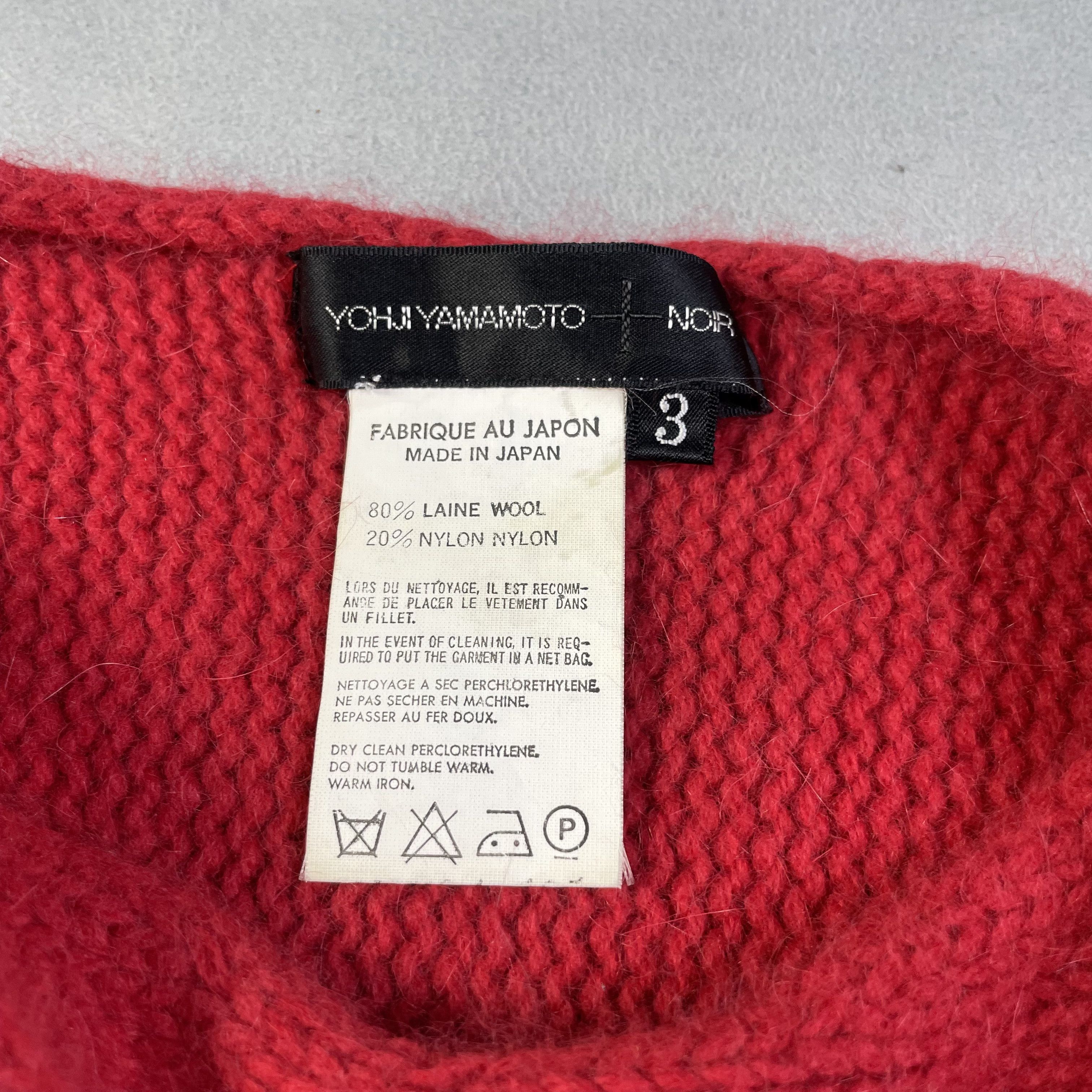 Yohji Yamamoto YOHJI YAMAMOTO +NOIR WOOL LONGSLEEVE Size S / US 4 / IT 40 - 5 Thumbnail