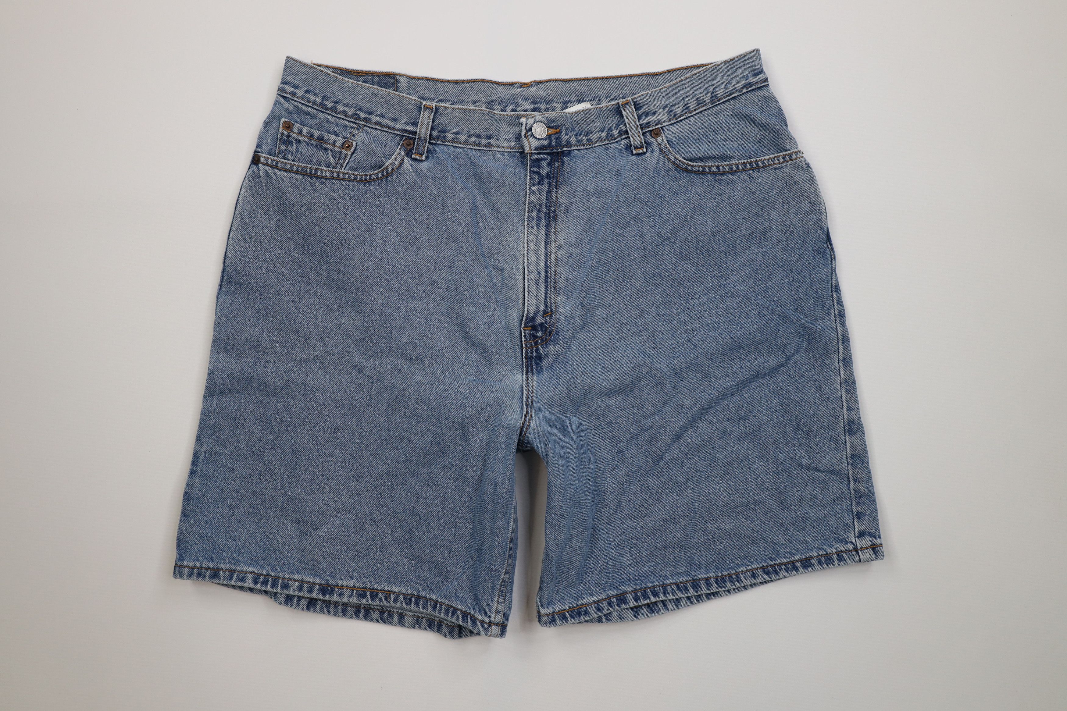Levi's Vintage Y2K 2001 Levis 550 Fit Denim Jean Shorts Jorts USA Size 22" - 1 Thumbnail