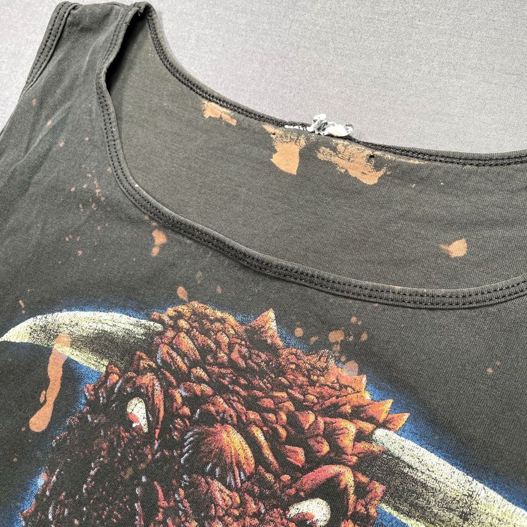 Disney VINTAGE Disney Walt Disney World Countdown To Extinction Tank Top Men’s XL 90s Mickey Mouse Black Cotton T-Shirt Unisex Adults 90s Logo Graphics Size US XL / EU 56 / 4 - 5 Thumbnail