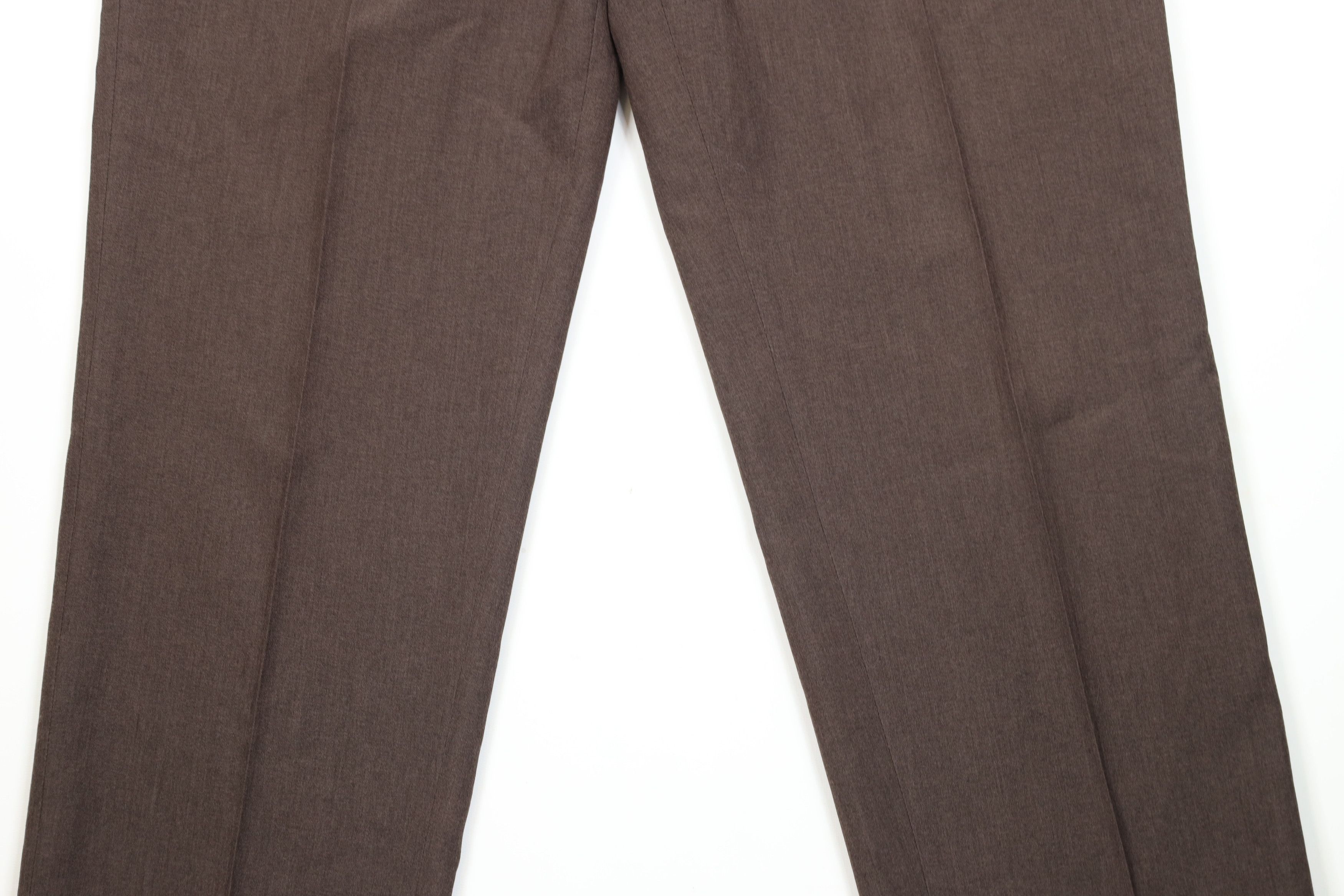Vintage Vintage 90s Streetwear Wool Blend Wide Leg Chino Pants Brown Size US 34 / EU 50 - 3 Thumbnail