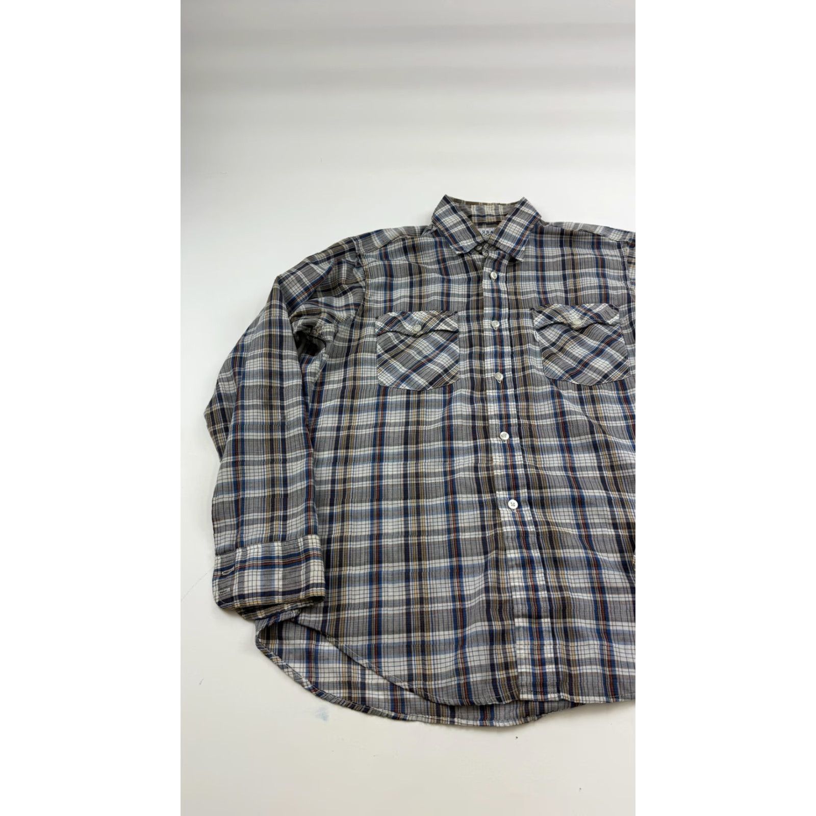 Levi's VINTAGE Levi's Shirt Mens Large Plaid Button-Down Made in USA 1980 Olympic Sports USA 80s Men’s L? Size US XL / EU 56 / 4 - 2 Thumbnail