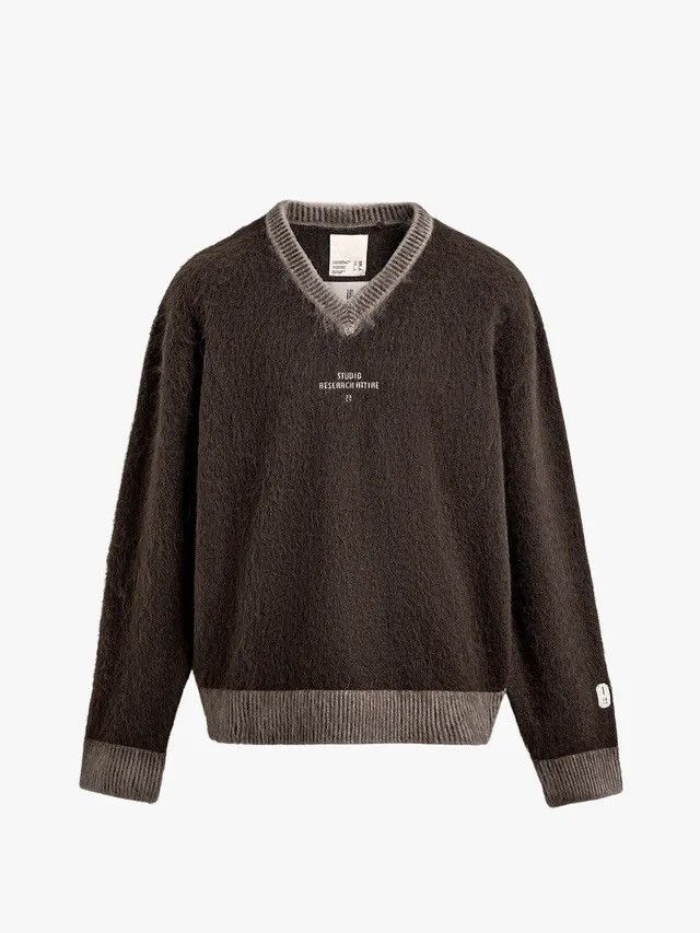 Samuel Ross Zara x Samuel Ross SR_A Shaggy Contrast Wool Blend Sweater Size US S / EU 44-46 / 1 - 10 Thumbnail