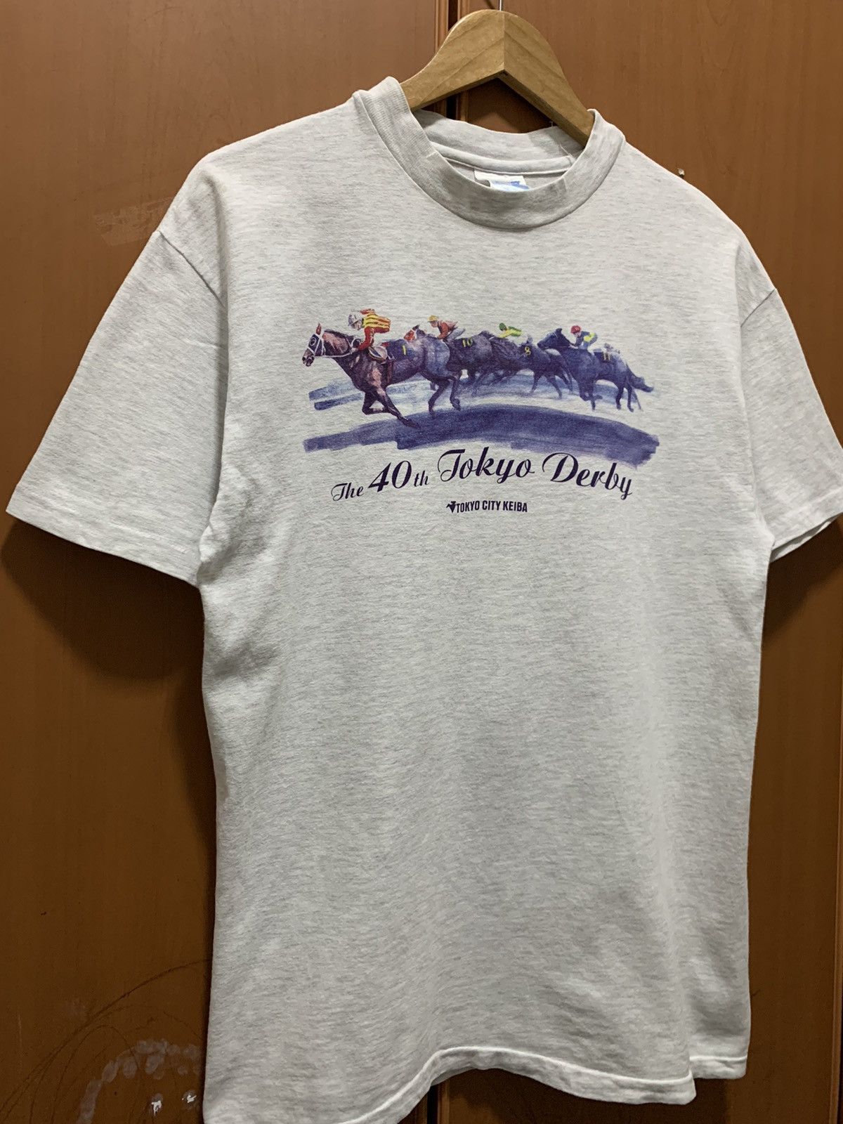 Hanes Vintage Tee Horse Tokyo Derby Size US M / EU 48-50 / 2 - 3 Thumbnail
