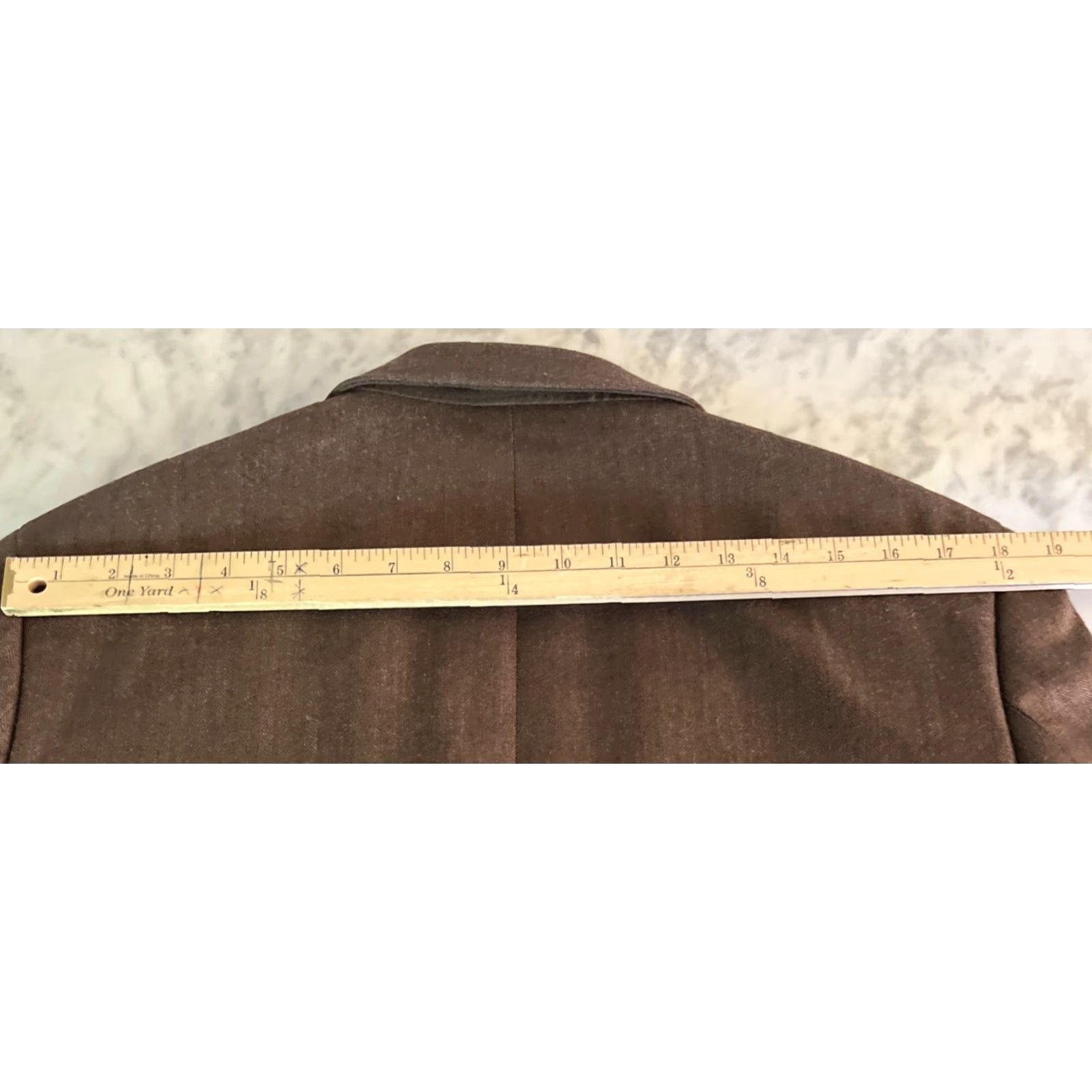 Ralph Lauren RALPH LAUREN SPORT COAT Blazer 42L Brown Wool Silk Two-Button Mens Size 42L - 6 Thumbnail