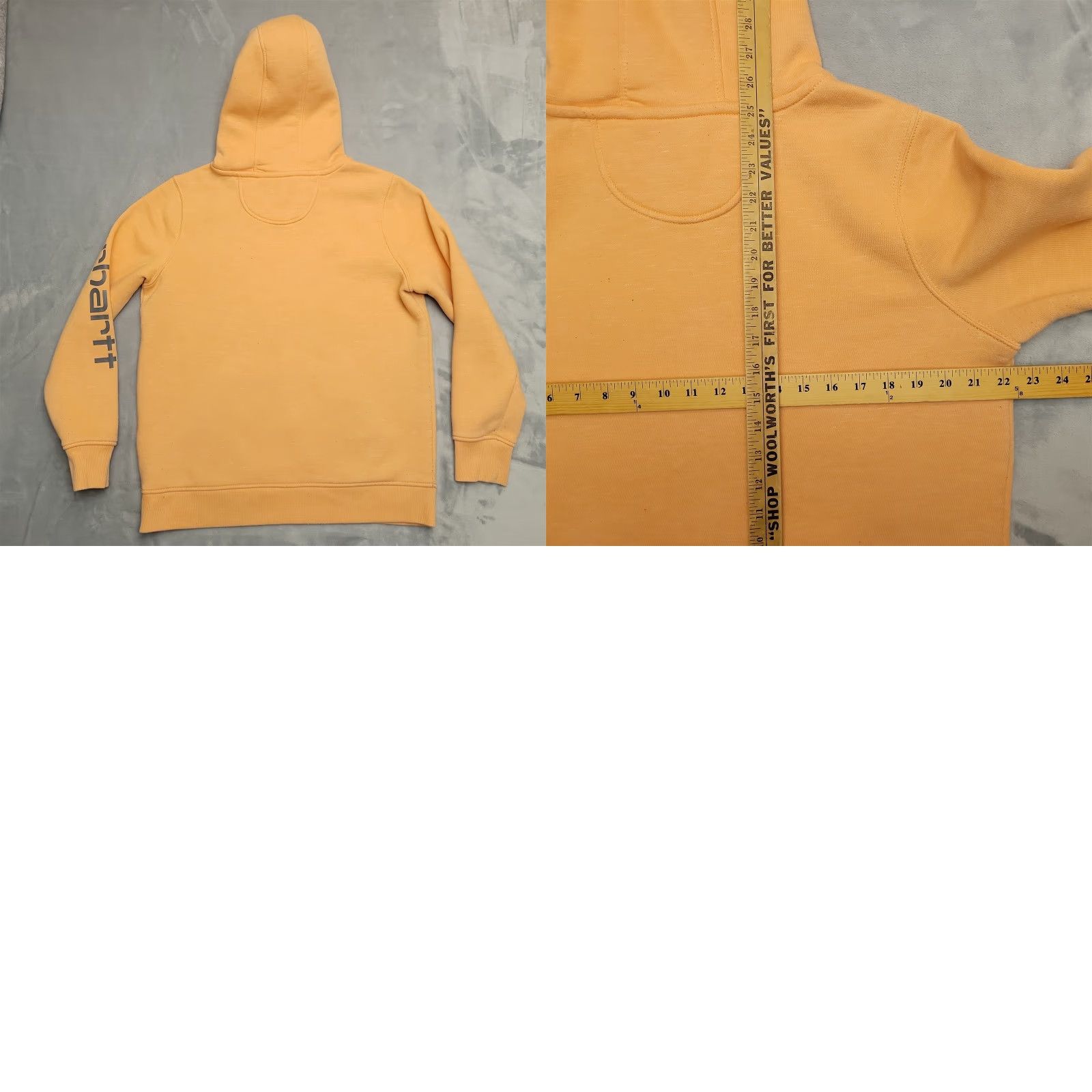 Carhartt Carhartt Hoodie Womens L Orange Relaxed Fit Hooded Sweatshirt Work 102791 Size L / US 10 / IT 46 - 8 Thumbnail