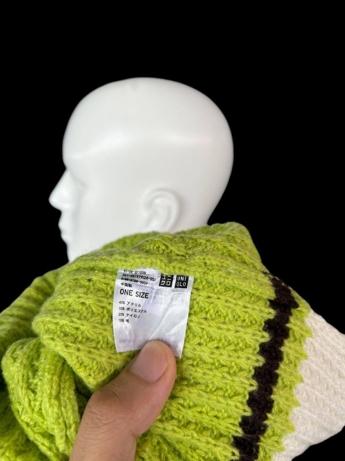 Marni Marni x Japanese Brand Uniqlo Knitt Balaclava Beanie Rare🎌☠️ Size ONE SIZE - 7 Thumbnail
