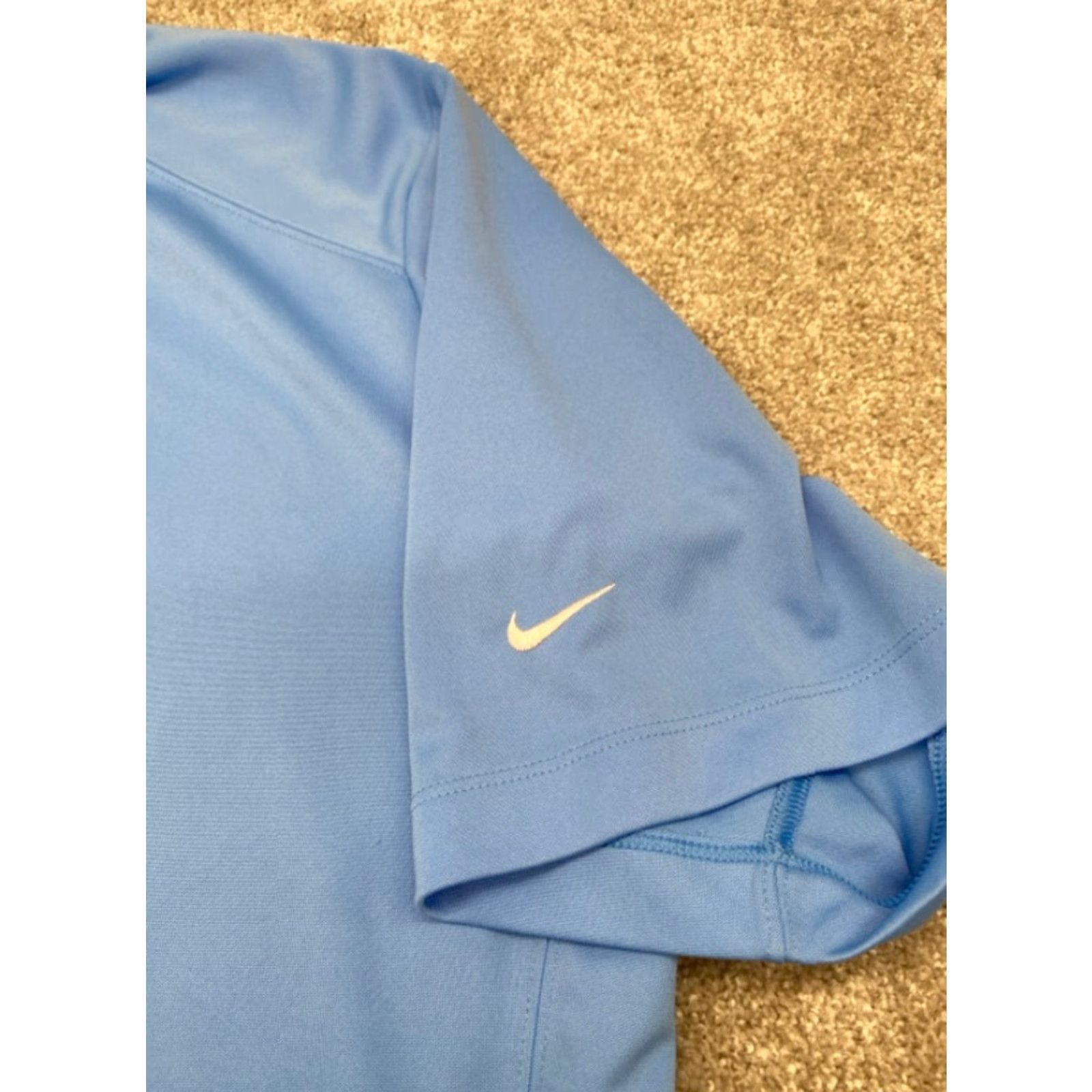 Nike Nike Golf Polo Shirt Mens XL Tour Dri-Fit Blue - 509167-412 - Short Sleeve, Button Placket, Logo, Knit 100% Polyester, Regular Fit, Collared, Golf Size US XL / EU 56 / 4 - 3 Thumbnail