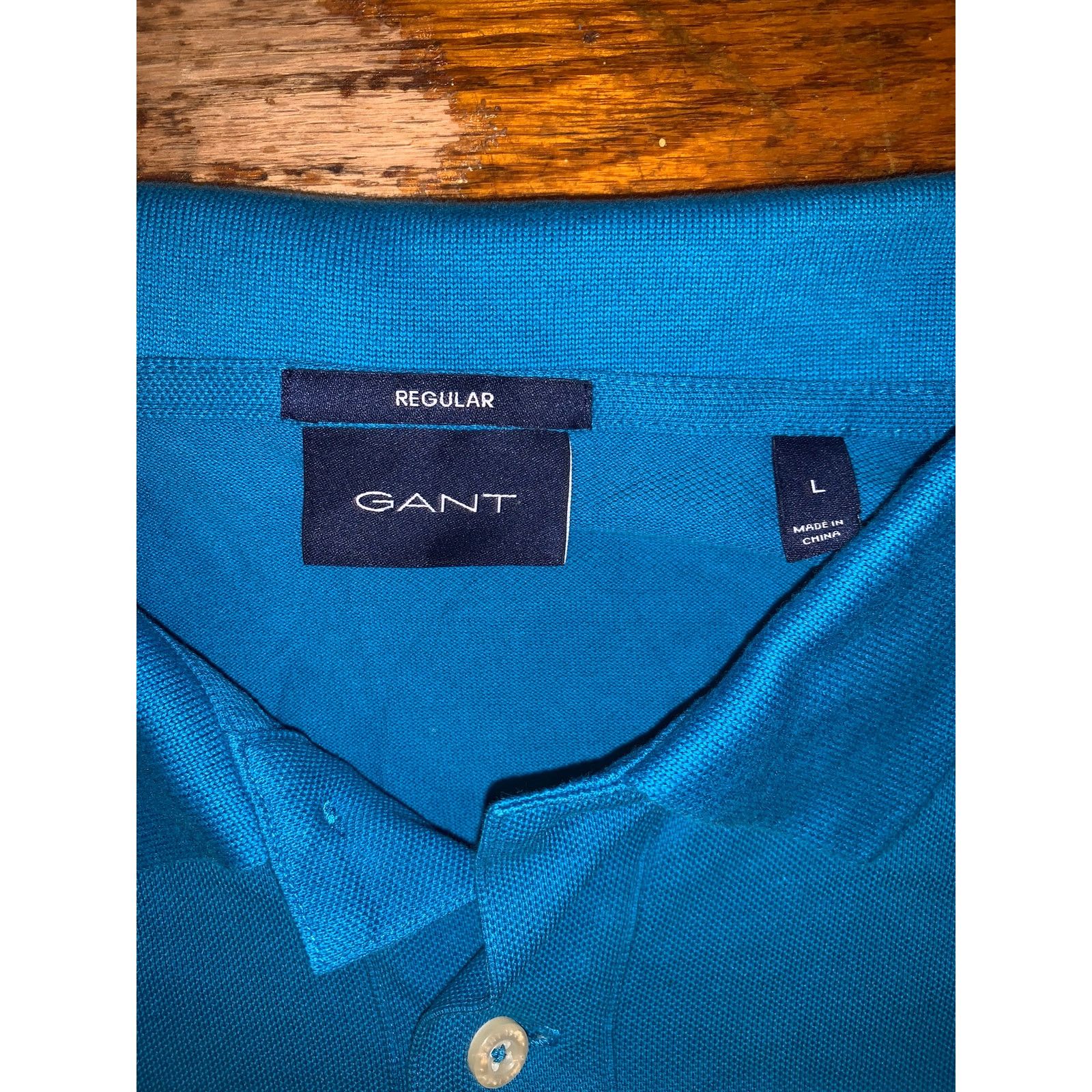 Gant GANT Turquoise Blue Slim Fit Polo Shirt M/L Short Sleeve Size US M / EU 48-50 / 2 - 3 Thumbnail