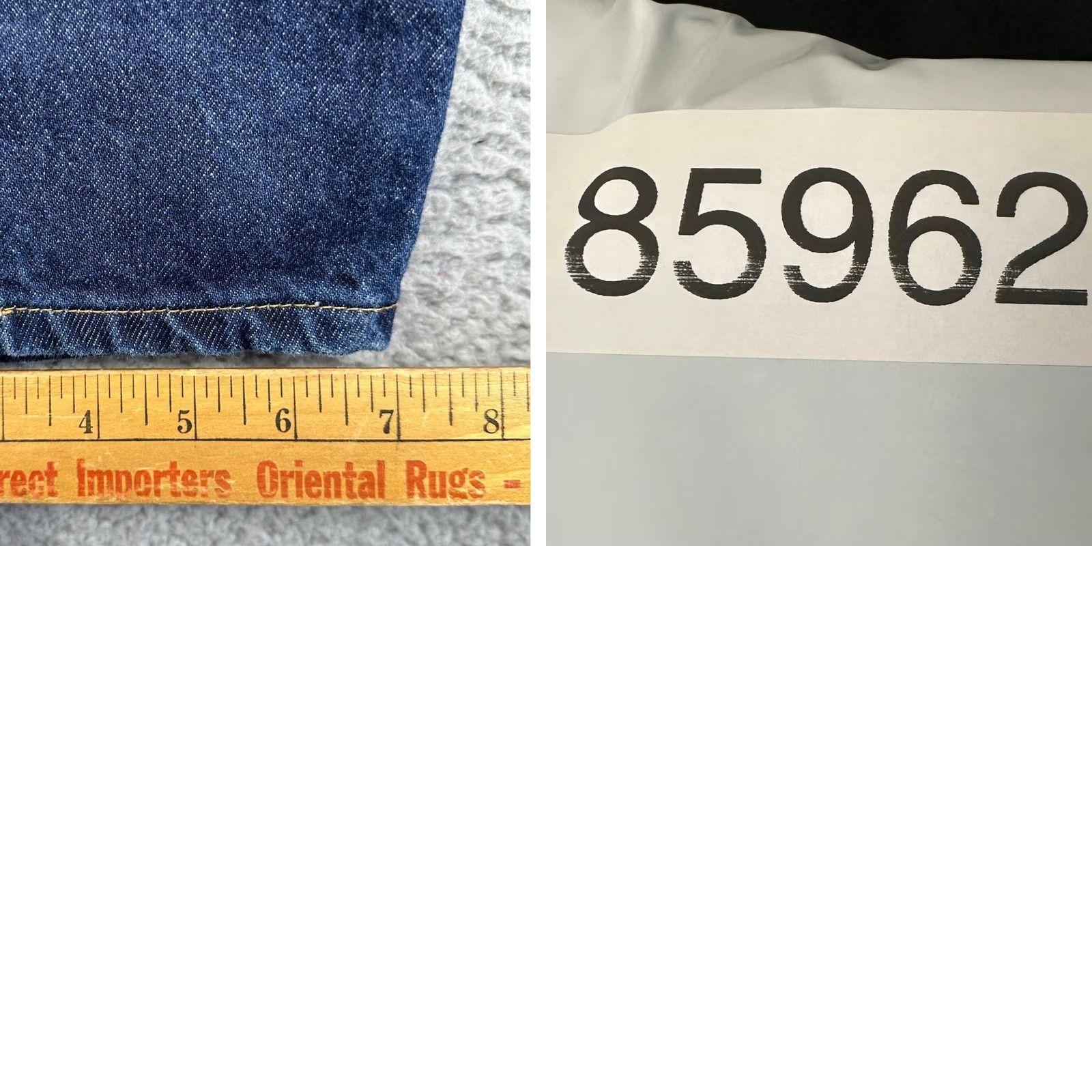 Levi's VINTAGE Levi's 550 Jeans Womens 16 Dark Indigo Denim Relaxed Tapered Leg High Rise Made in USA Jeans Size 38" / US 16 / IT 52 - 8 Thumbnail