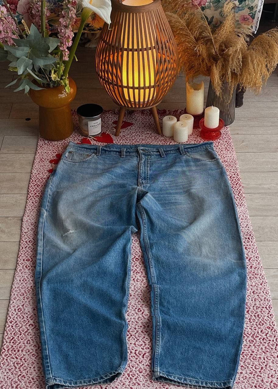 Carhartt Carhartt Jeans Blue Workwear Distressed Faded Big Size Size US 44 / EU 60 - 2 Thumbnail