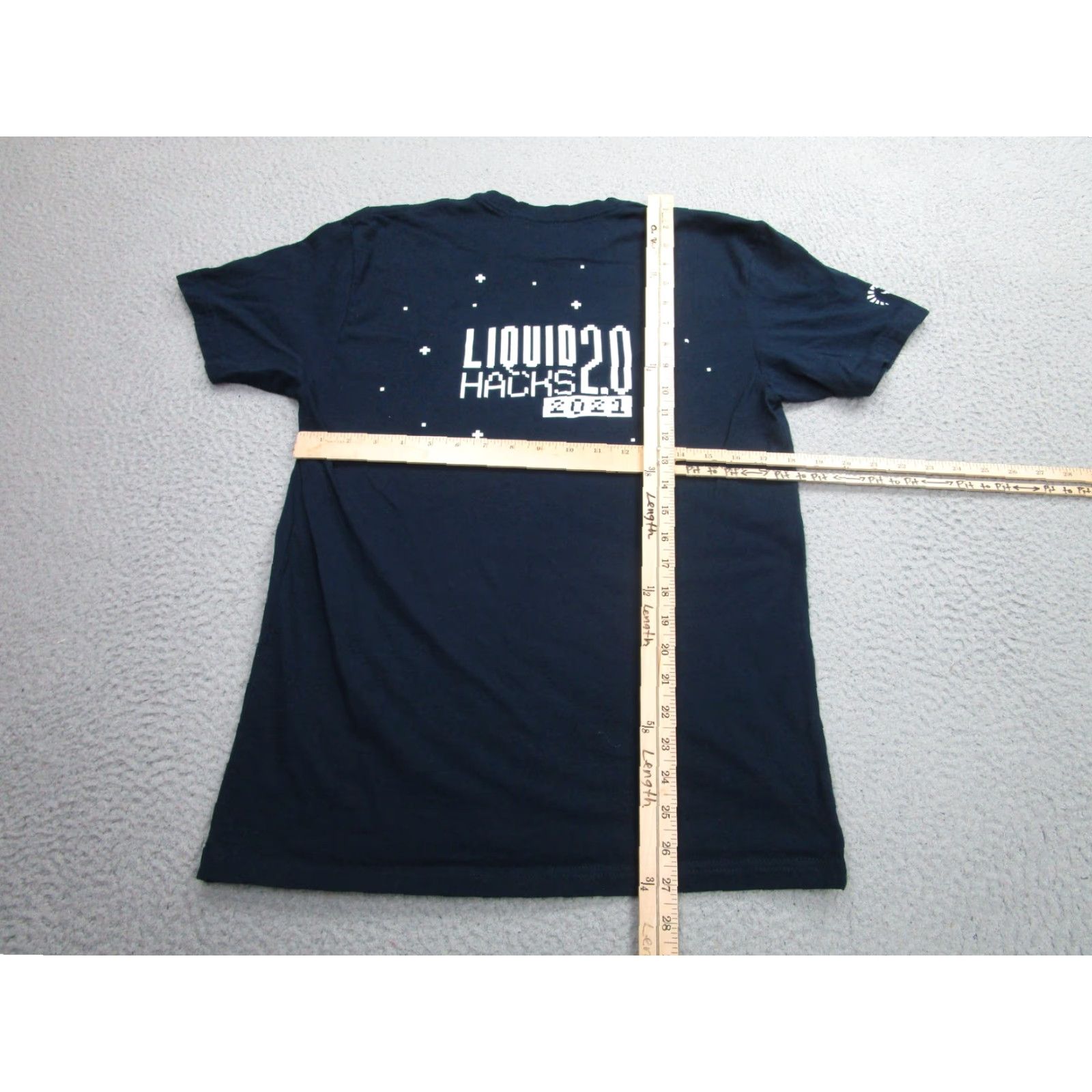 Liquid Blue Team Liquid T-Shirt Mens Medium Blue Liquid Hacks 2.0 2021 Esports Graphic Tee Size US M / EU 48-50 / 2 - 5 Thumbnail