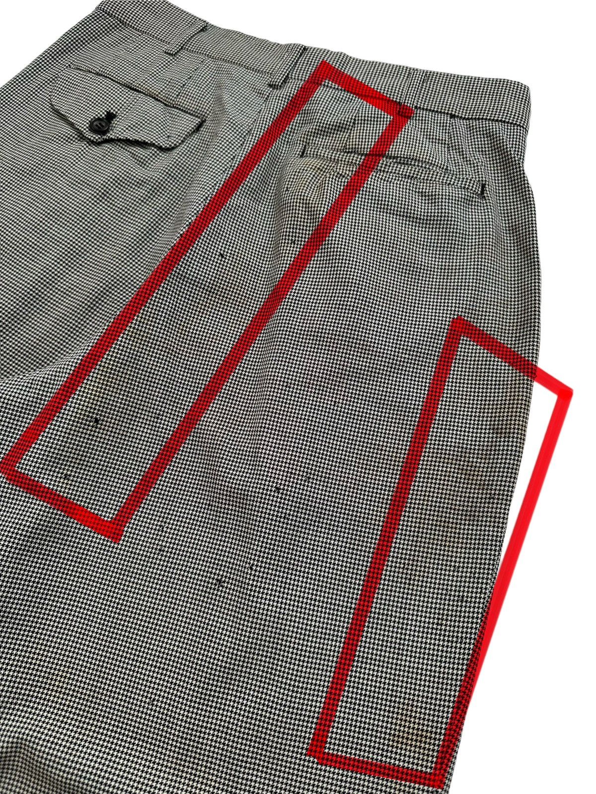 Comme des Garcons Comme des Garçons Homme Plus AW1991 Houndstooth Wool Trouser Size US 28 / EU 44 - 11 Thumbnail