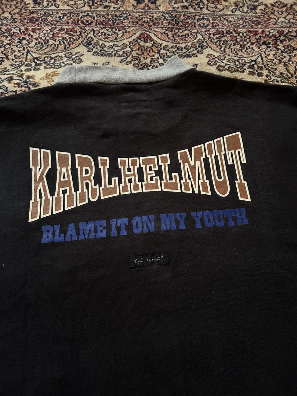 Designer × Karl Helmut × Vintage VINTAGE KARL HELMUT TSHIRT Size US L / EU 52-54 / 3 - 7 Thumbnail