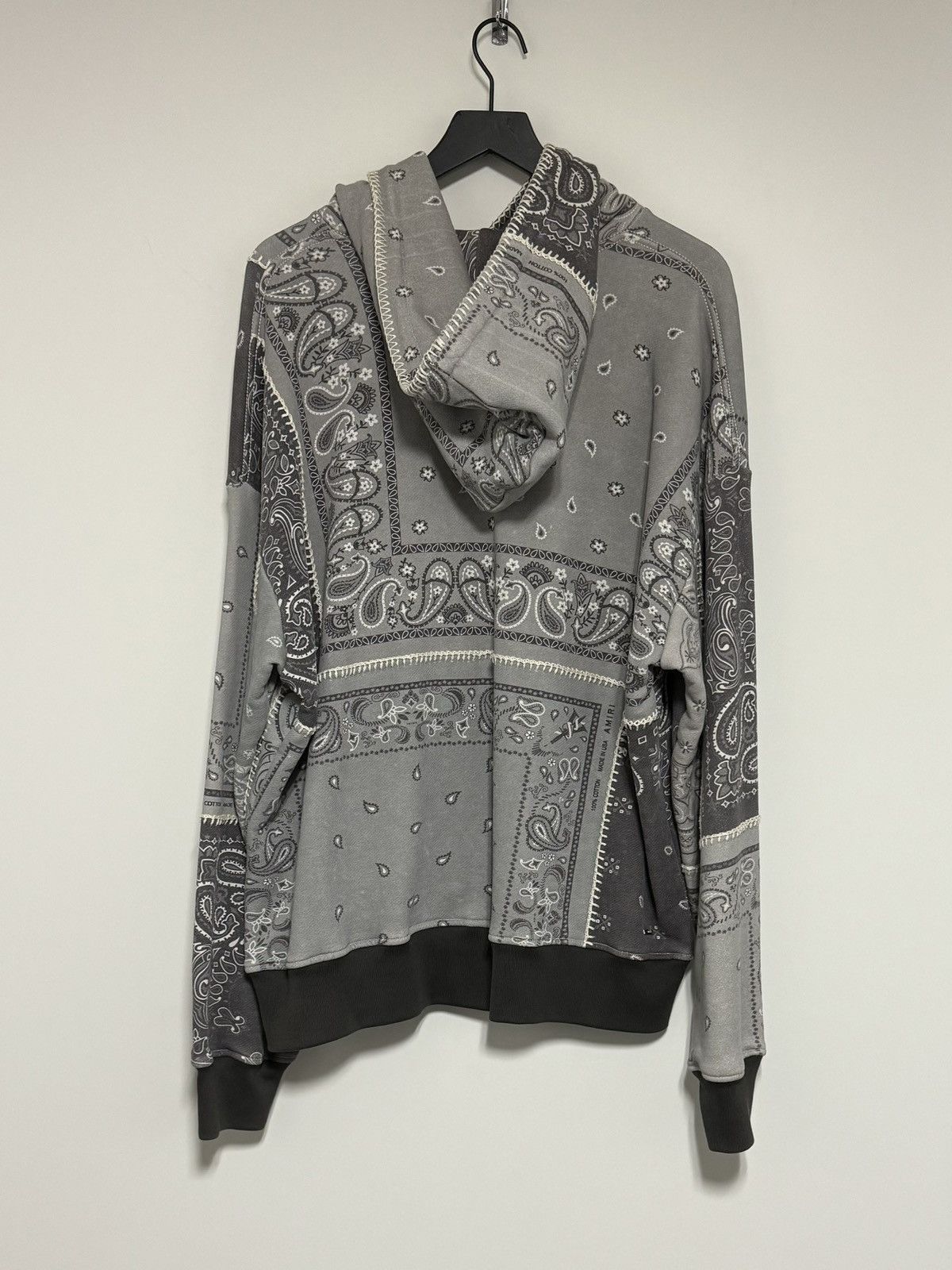 Amiri Paisley print hood sweat Size US L / EU 52-54 / 3 - 3 Thumbnail
