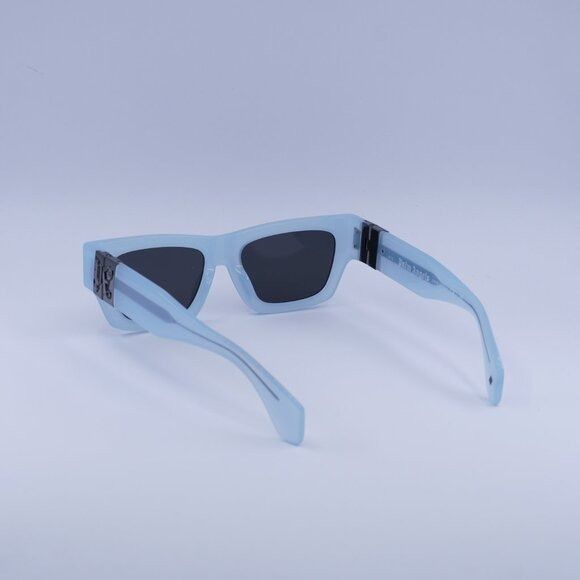 Palm Angels Palm Angels PERI10J MAGNOLIA 4007 Sunglasses Blue Rectangle Size ONE SIZE - 5 Thumbnail