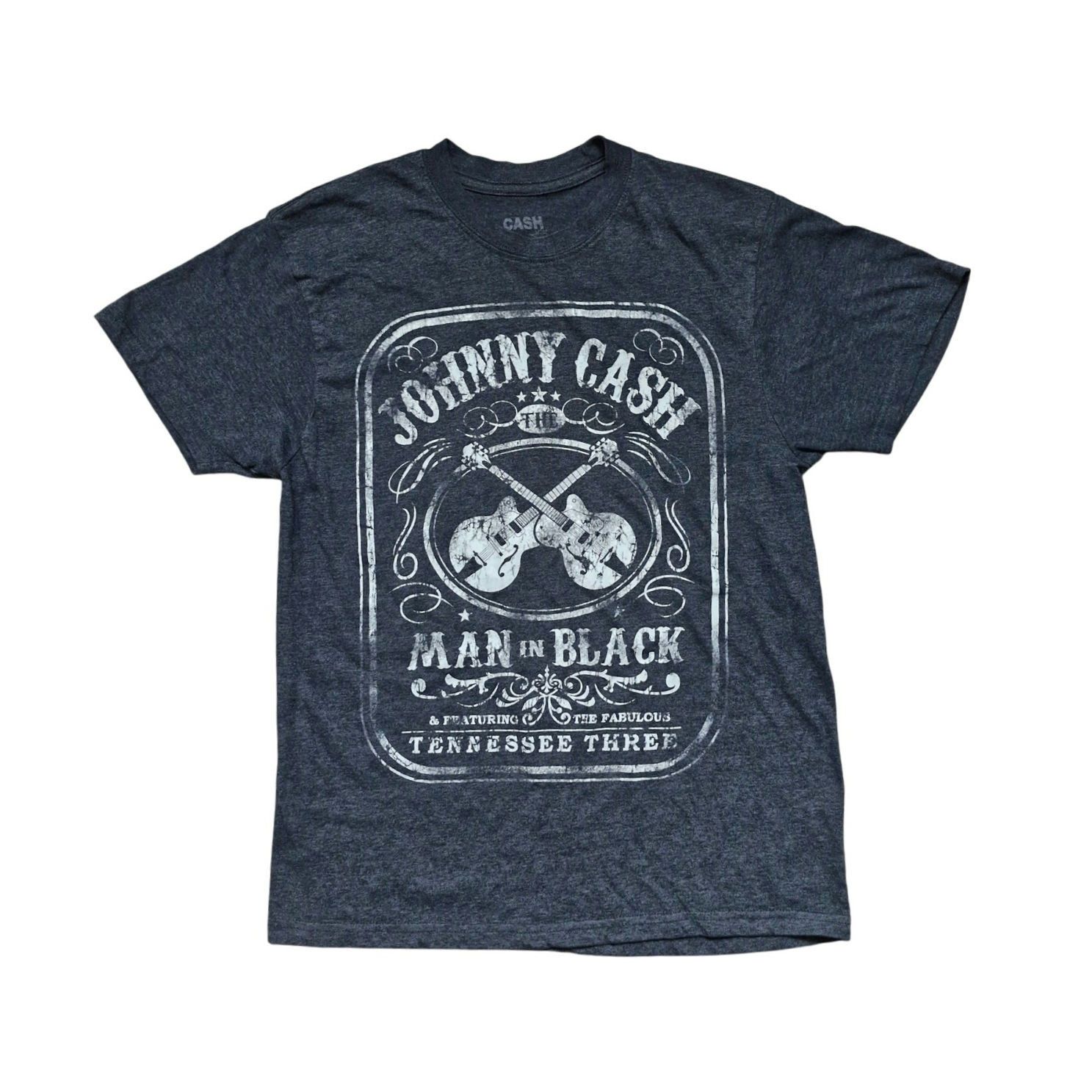 CASH CA Johnny Cash “Man In Black” Tennessee Three T-Shirt Men’s M Size US M / EU 48-50 / 2 - 5 Thumbnail