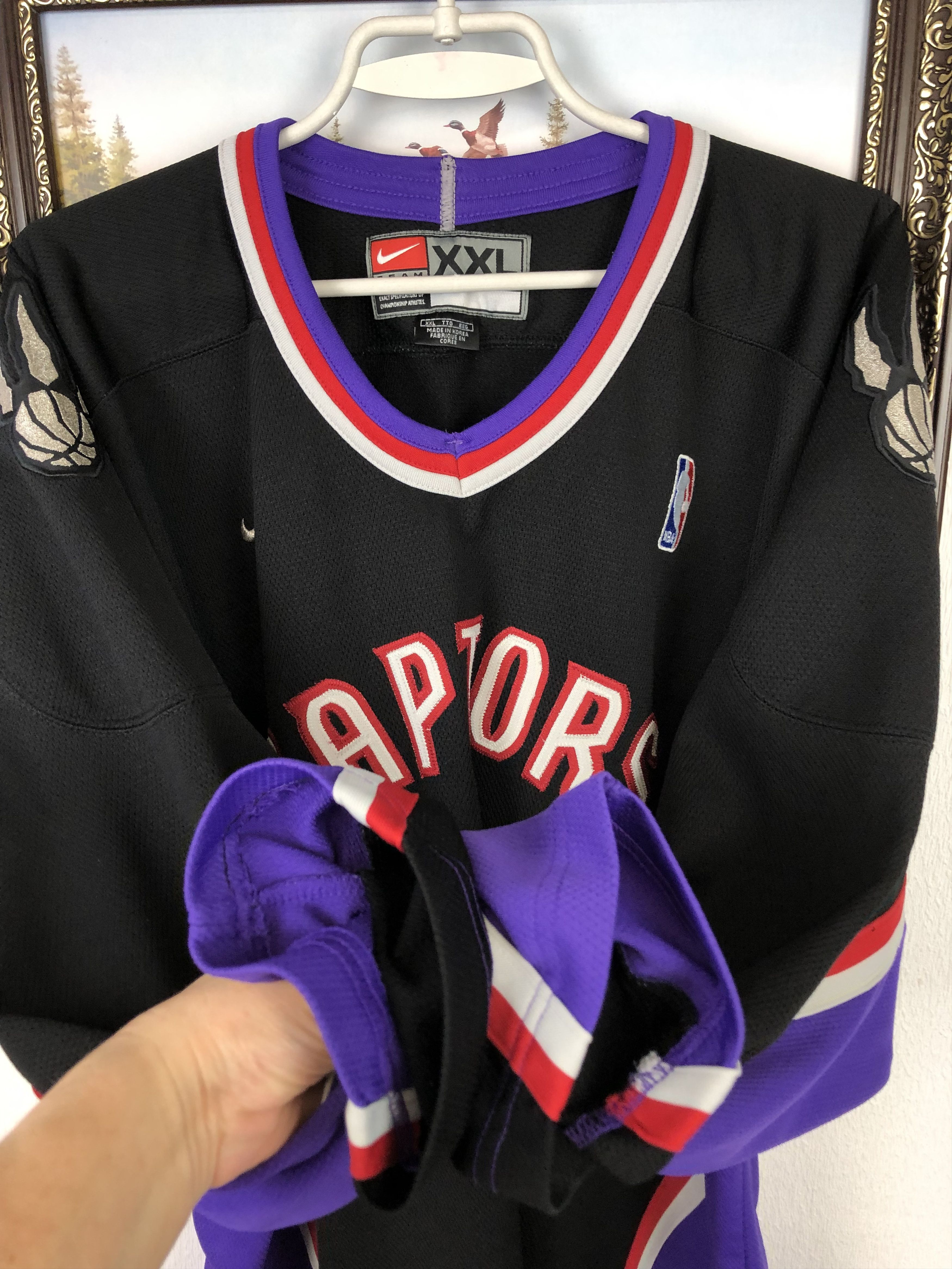 Nike Vintage Nike Toronto Raptors Hockey Jersey NBA Long Sleeve Size US XXL / EU 58 / 5 - 8 Thumbnail