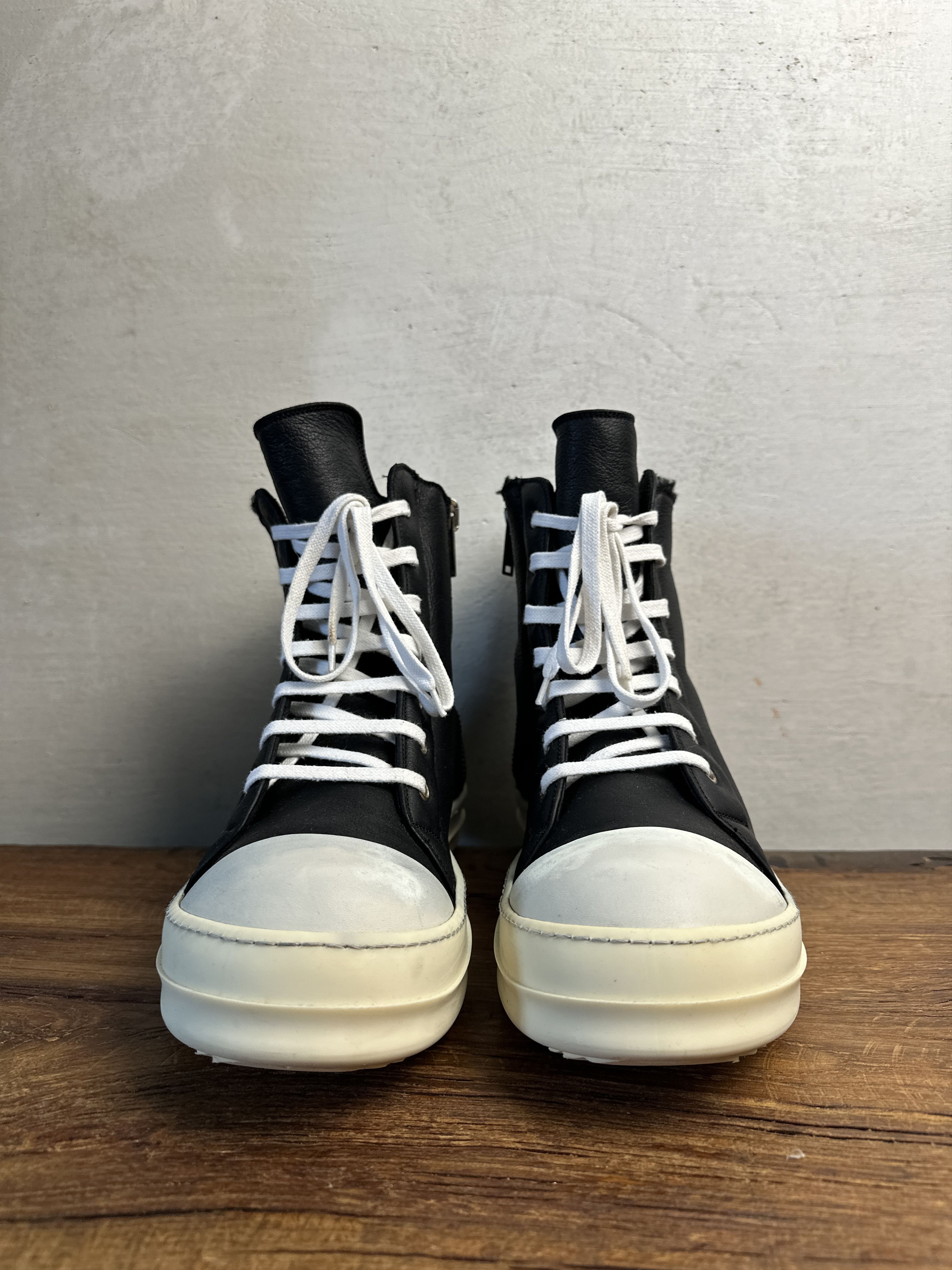 Rick Owens RARE Rick Owens AW14 Shearling High Top Ramones Size US 11 / EU 44 - 5 Thumbnail