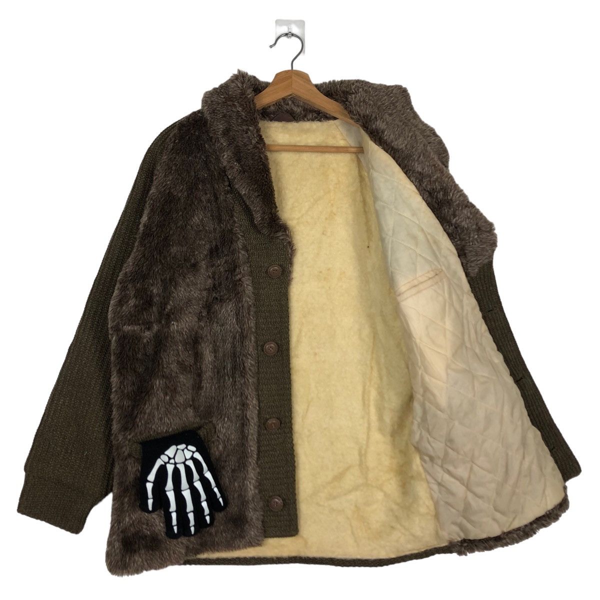 Japanese Brand 🔥90’s Issey Miyake Style Mink Fur Cardigan Jacket Size M / US 6-8 / IT 42-44 - 9 Thumbnail