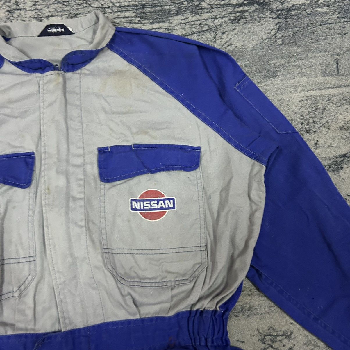 Vintage Vintage Japan MotorSport Nissan Foreman Coveralls Size US 36 / EU 52 - 5 Thumbnail