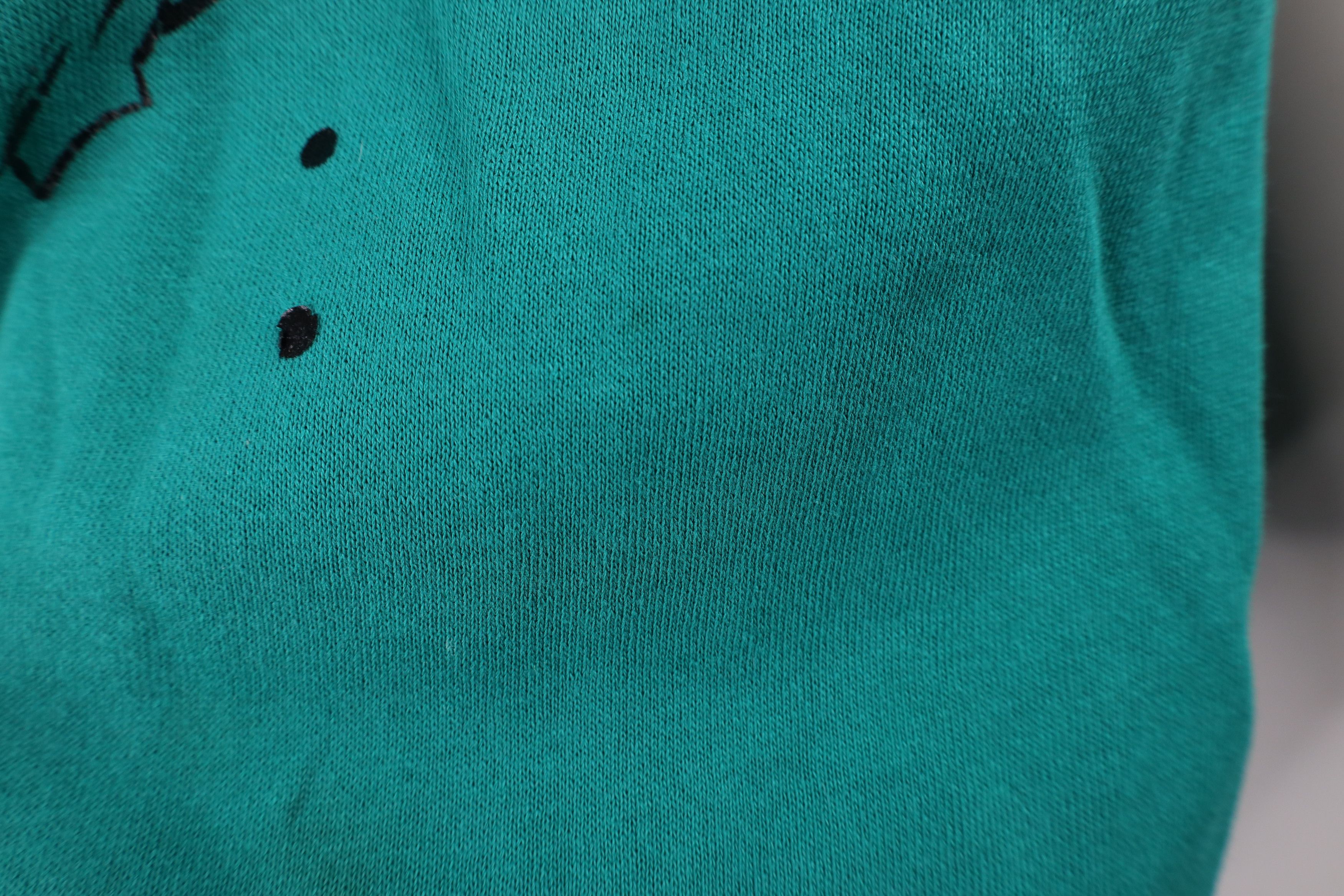 Vintage Vintage 70s 80s Streetwear Music Piano Sweatshirt Teal USA Size L / US 10 / IT 46 - 6 Thumbnail