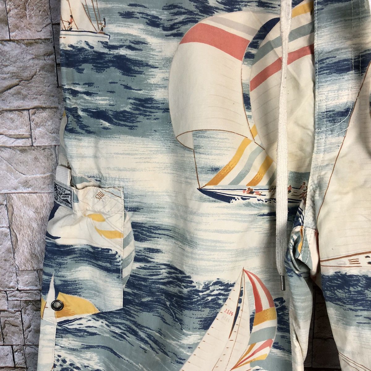 Polo Ralph Lauren Polo Ralph Lauren Sailboat Nautical Beach Shorts Yacht #A137 Size US 30 / EU 46 - 5 Thumbnail