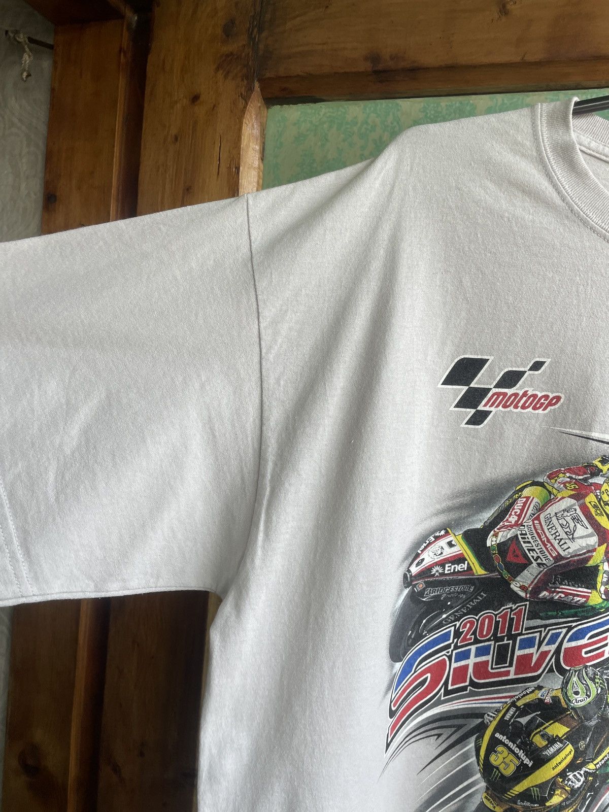 Gildan Moto GP Air Asia British Grand Prix Silverstone 2011 t shirt Size US XL / EU 56 / 4 - 8 Thumbnail