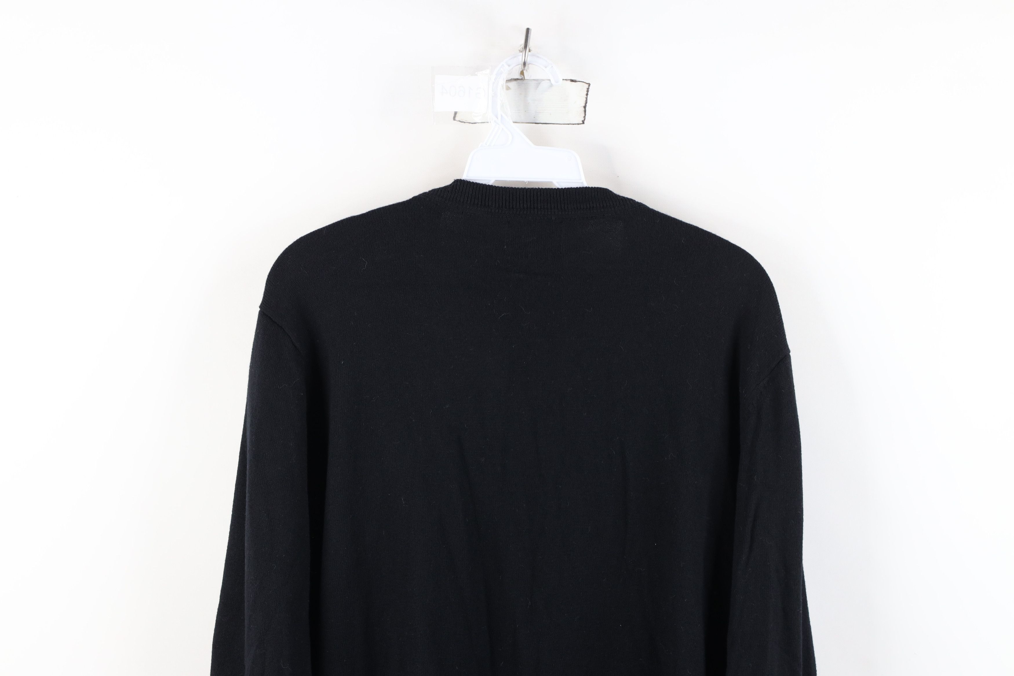 L.L. Bean Vintage LL Bean Cashmere Blend Knit V-Neck Sweater Black Size US XL / EU 56 / 4 - 8 Thumbnail