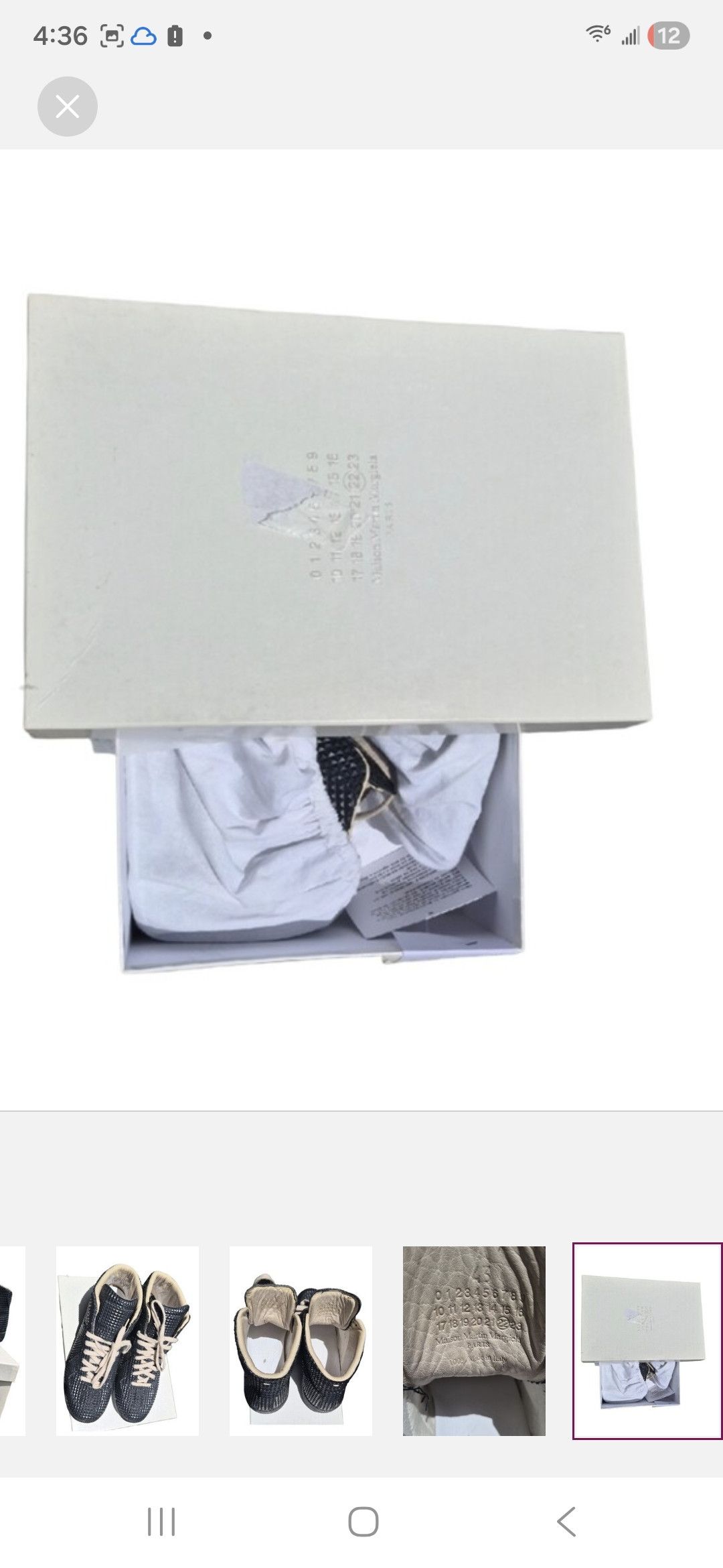Maison Margiela Maison Margiela Studded Pyramid Gat High Top Sneakers Size US 10 / EU 43 - 12 Thumbnail
