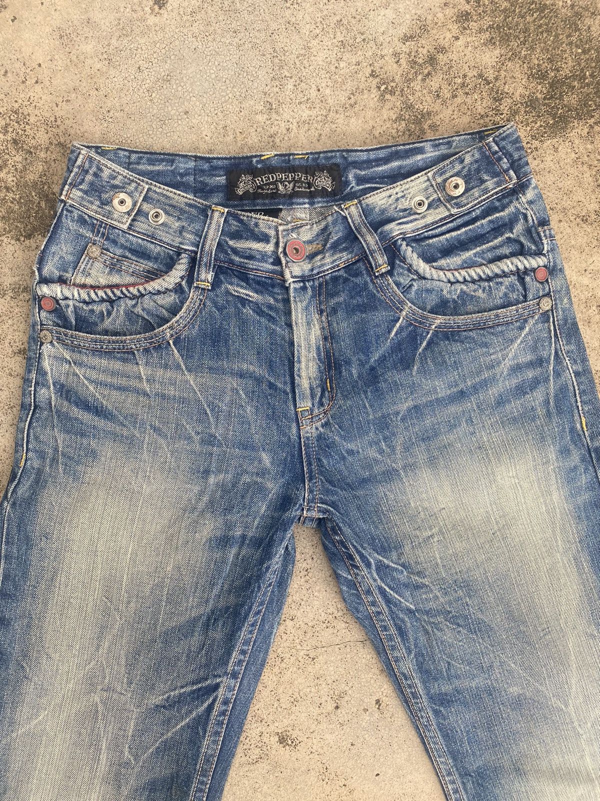 If Six Was Nine × Japanese Brand Flare Jeans Ref Pepper Clawmark Tunder Size US 32 / EU 48 - 10 Thumbnail