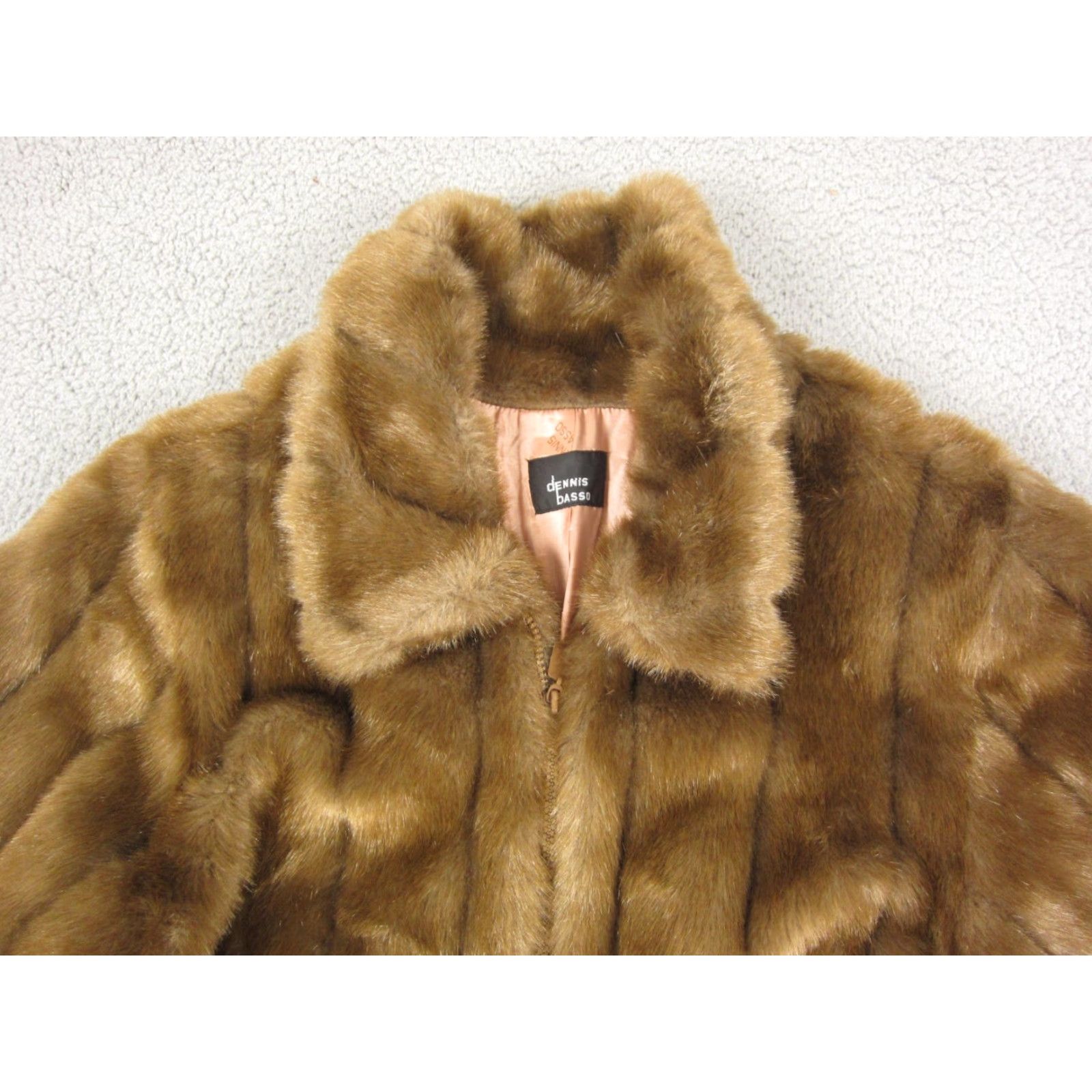 Vintage VINTAGE Dennis Basso Fur Coat Jacket Womens 1X Plus Brown Full Zip Winter 70s Size XL / US 12-14 / IT 48-50 - 3 Thumbnail