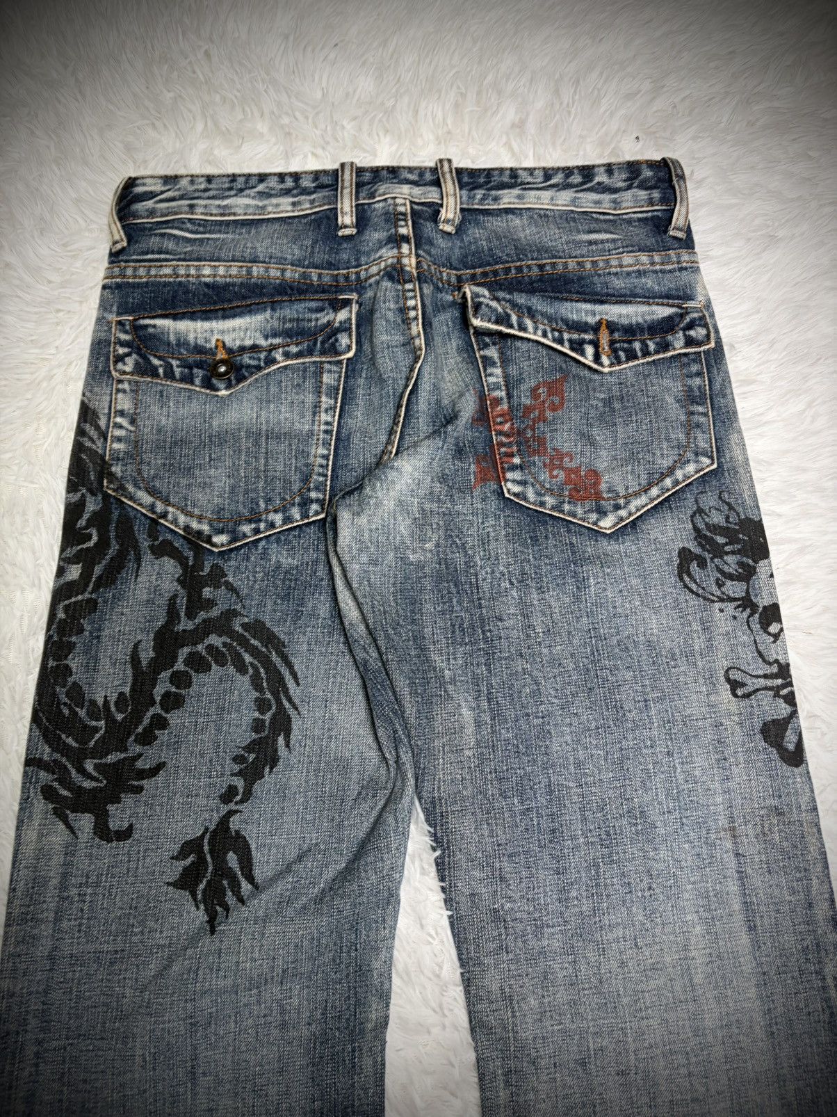 If Six Was Nine Semantic Design tattoo snake skin flared Size US 32 / EU 48 - 8 Thumbnail