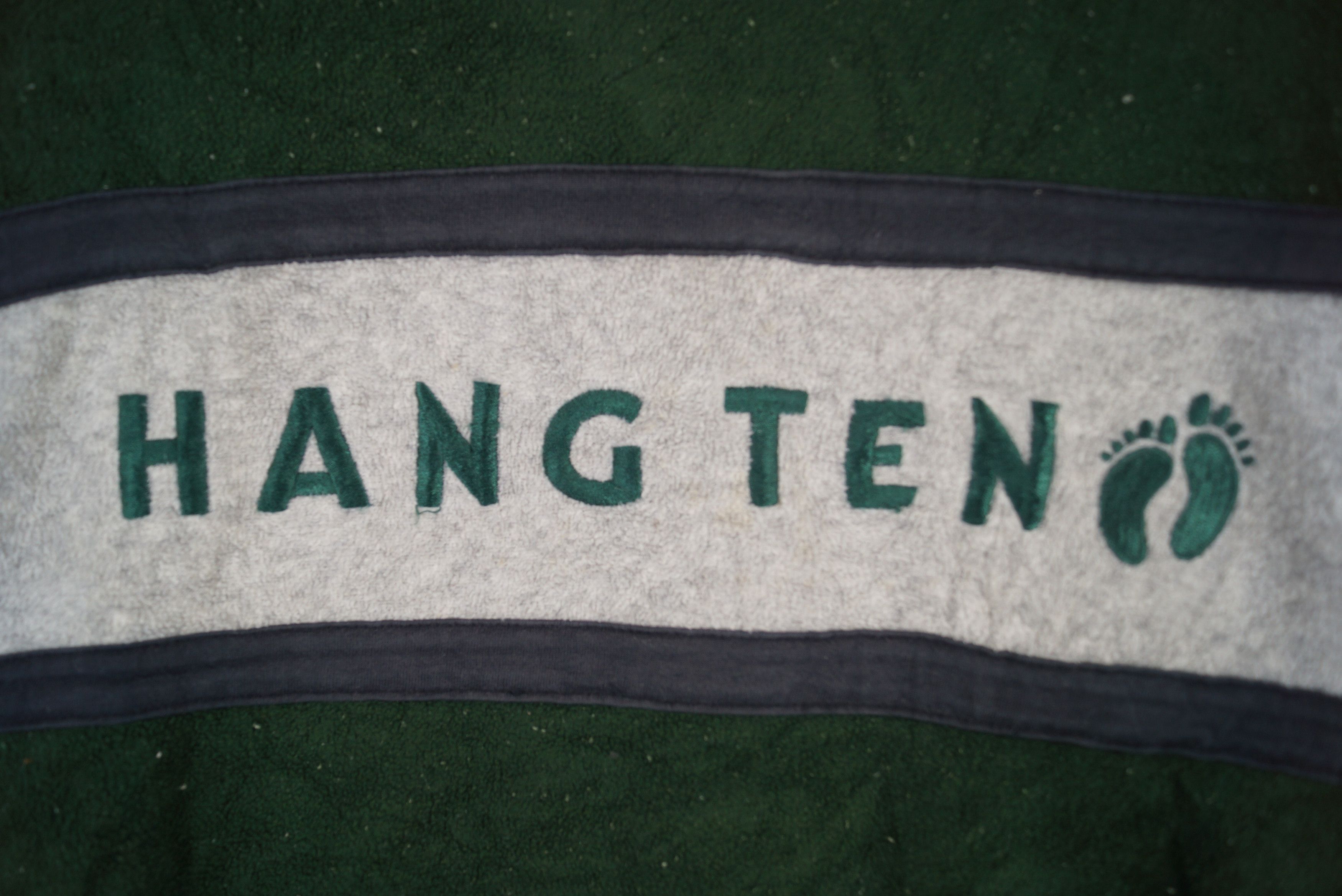 Hang Ten × Vintage Vintage Hang Ten Fleece Spell Out Size US M / EU 48-50 / 2 - 2 Thumbnail
