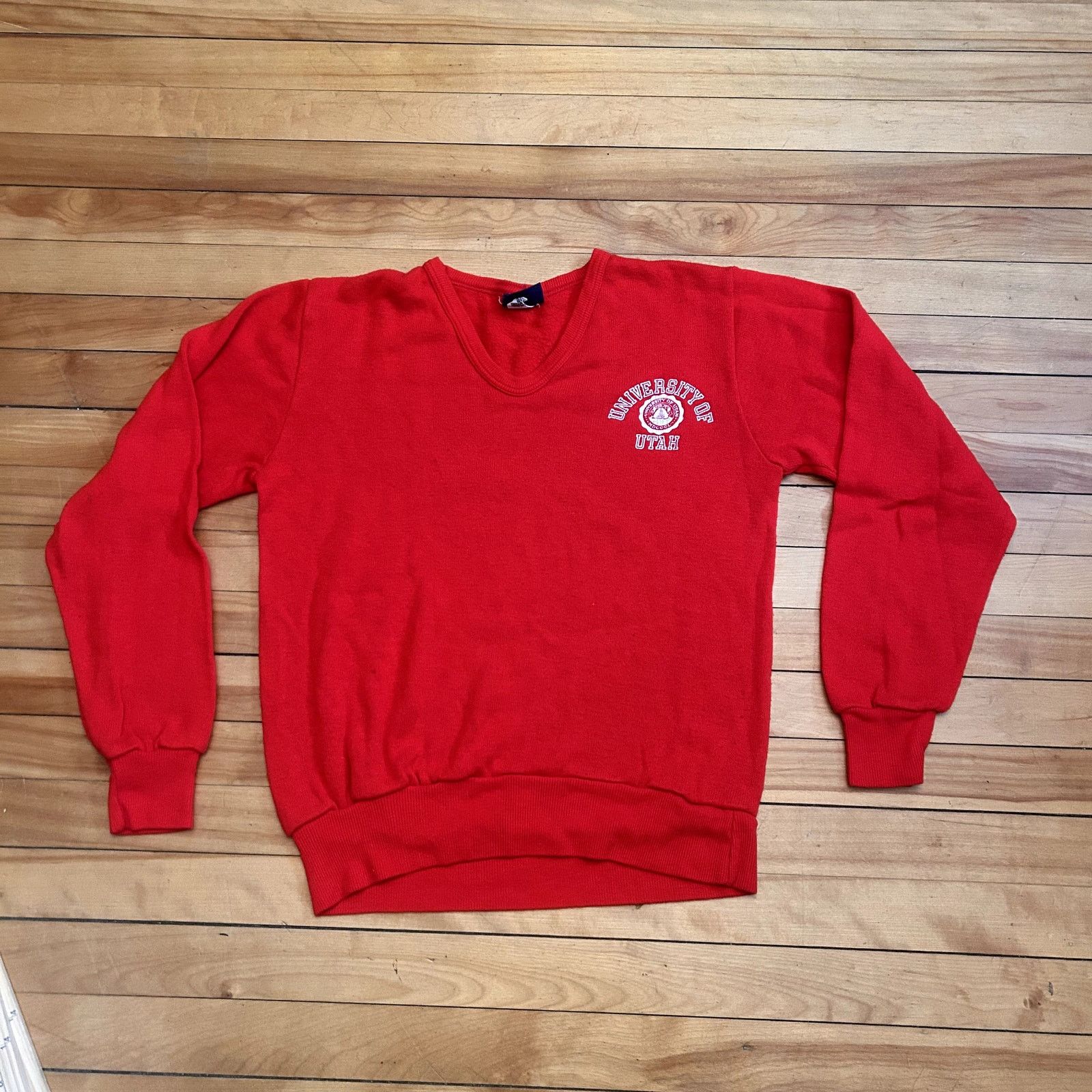 Jansport Vintage Jansport University of Utah Red Sweater Medium Size US M / EU 48-50 / 2 - 1 Thumbnail