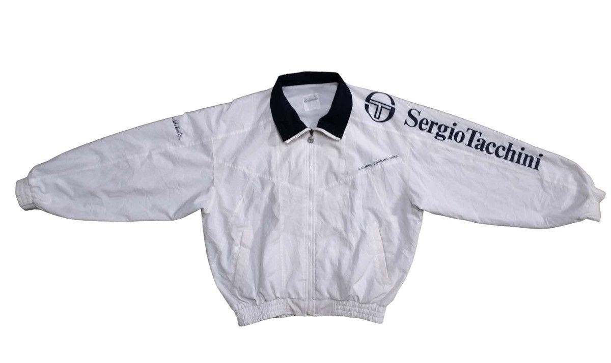 Sergio Tacchini Vintage Sergio Tacchini Light Zipper Jacket Size US M / EU 48-50 / 2 - 1 Thumbnail