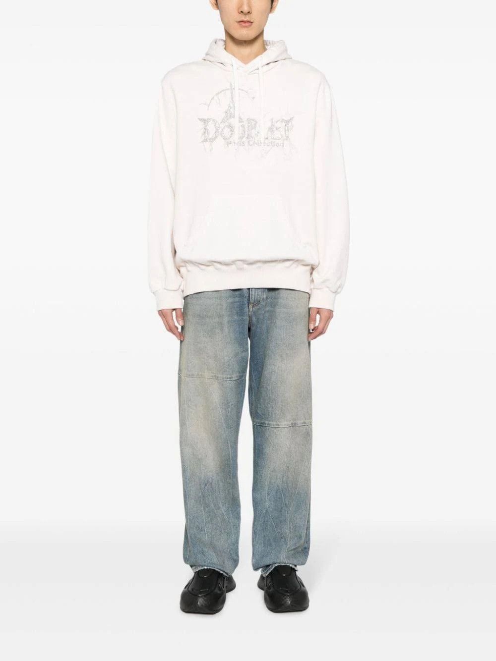 Doublet o1mris0824 Embroidery Hoodie in White Size US M / EU 48-50 / 2 - 7 Thumbnail