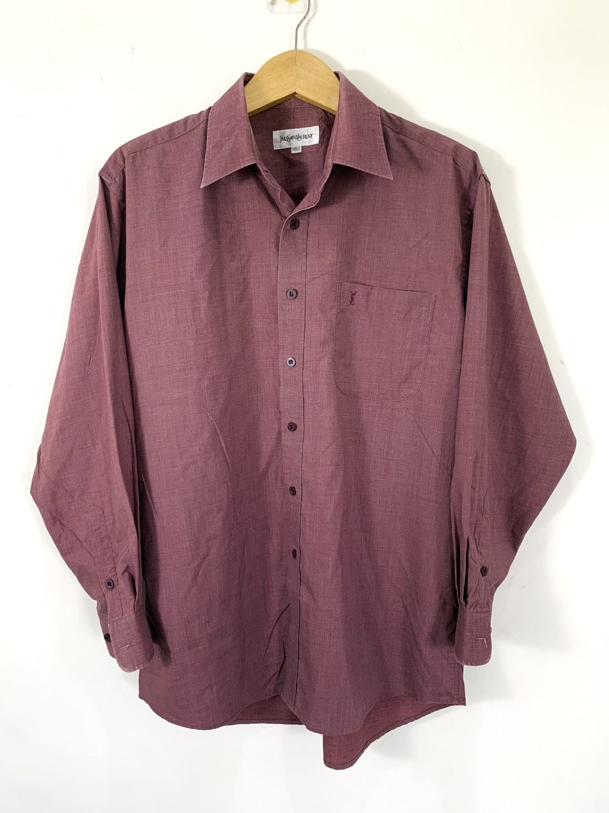 Yves Saint Laurent Vintage yves saint laurent button up shirt rare colour Size US M / EU 48-50 / 2 - 1 Thumbnail
