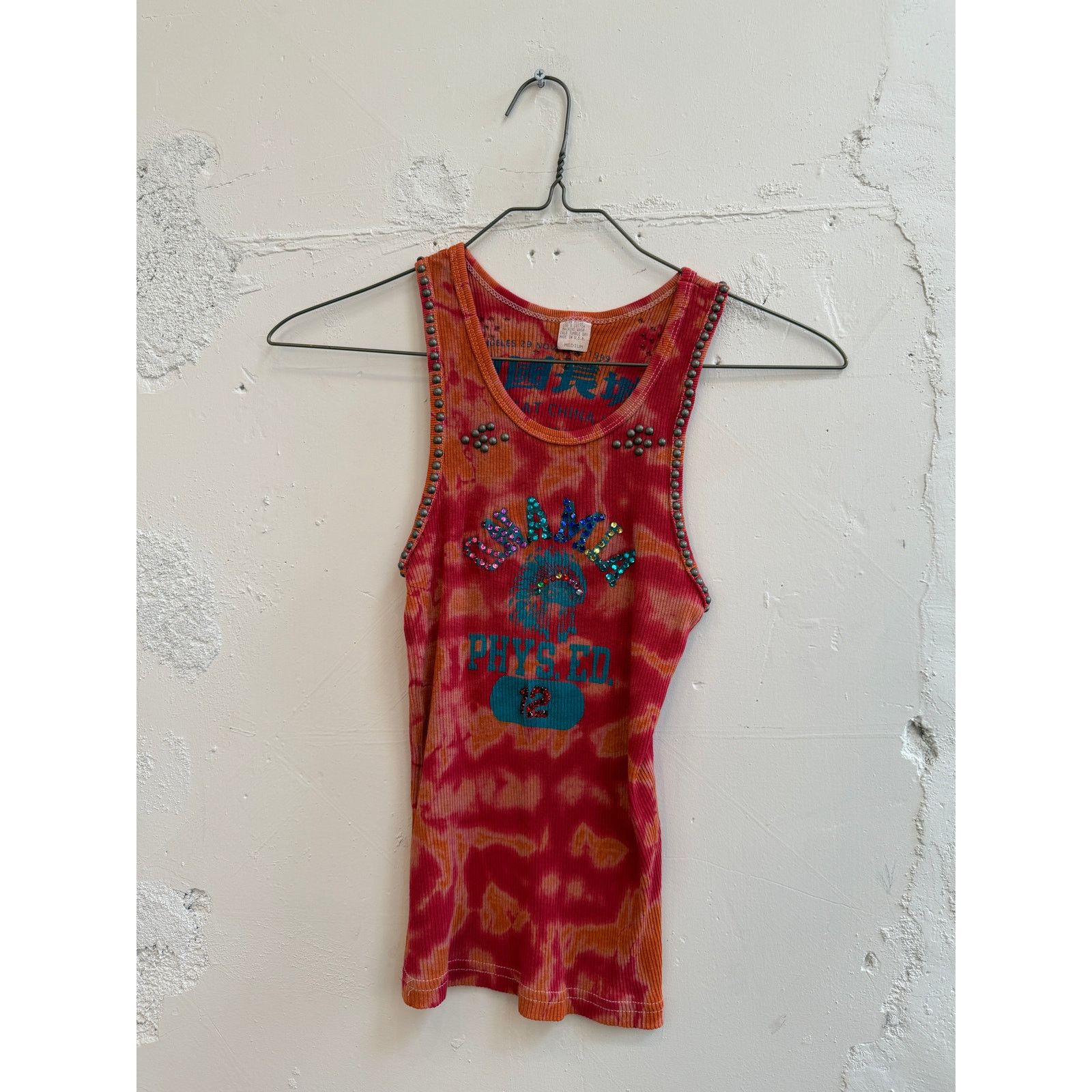 The Great China Wall Great China Wall x Hot Mess Tie Dye Studded Tank Top Size M / US 6-8 / IT 42-44 - 1 Thumbnail