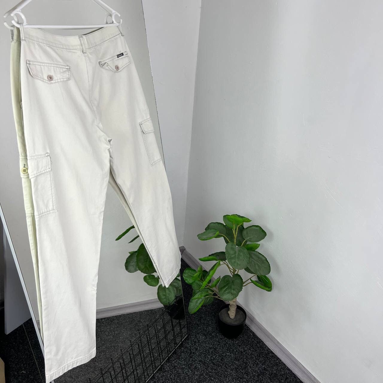Japanese Brand Cargo White Pants Japanese Brand Y2k Size US 32 / EU 48 - 2 Thumbnail