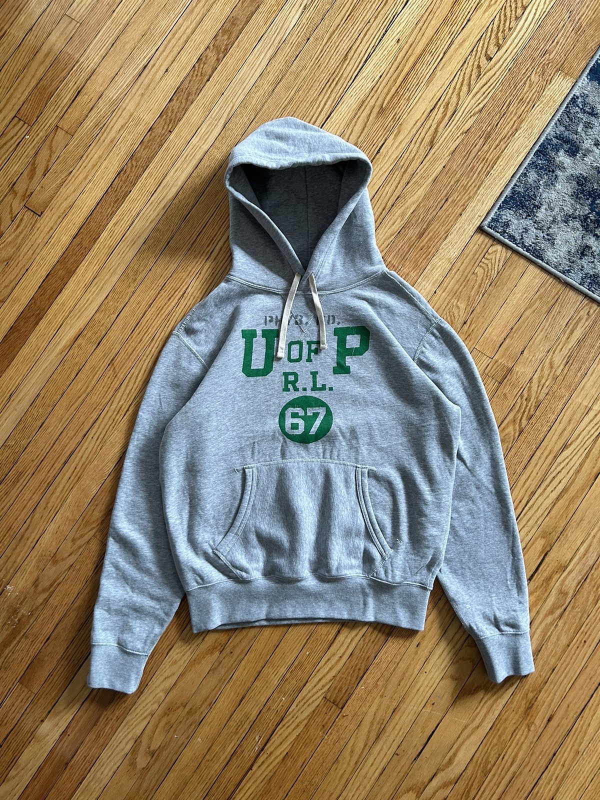 image of Polo Ralph Laurent Sportswear Hoodie (Grey), Men's (Size Small)
