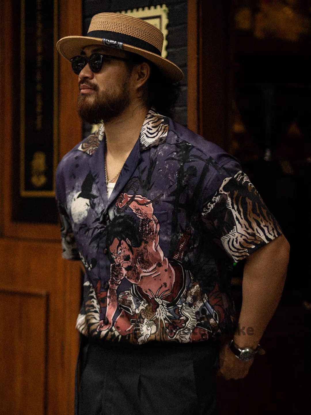 Designer Utility skate hiphop loose yuppie Hawaiian aloha s Size US L / EU 52-54 / 3 - 6 Thumbnail