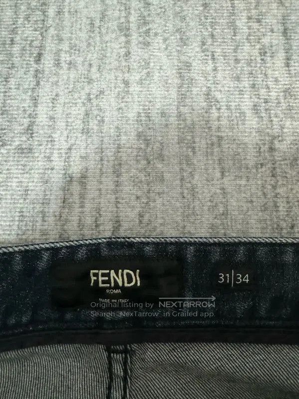 Fendi Fendi Colorful Logo Embroidered Casual Pants . Size US 26 / EU 42 - 4 Thumbnail