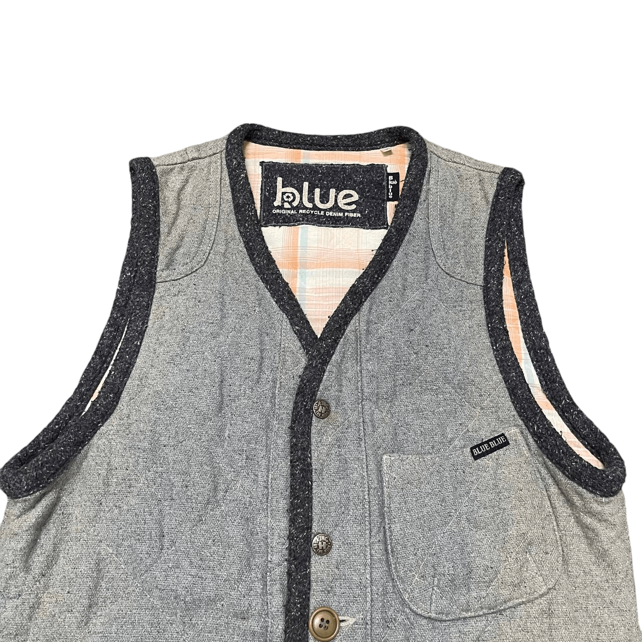 Blue Blue Japan Vintage Blue Blue Japan Vest Size US M / EU 48-50 / 2 - 2 Thumbnail