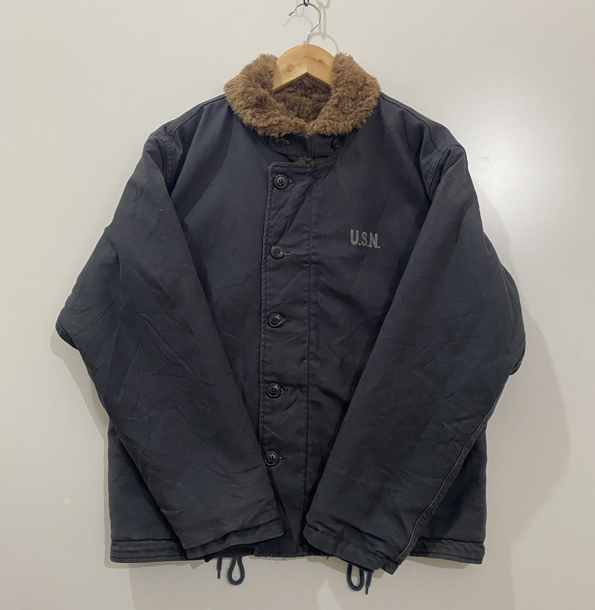 Vintage U.S. Navy (USN) N-1 Deck Jacket Size US L / EU 52-54 / 3 - 2 Thumbnail