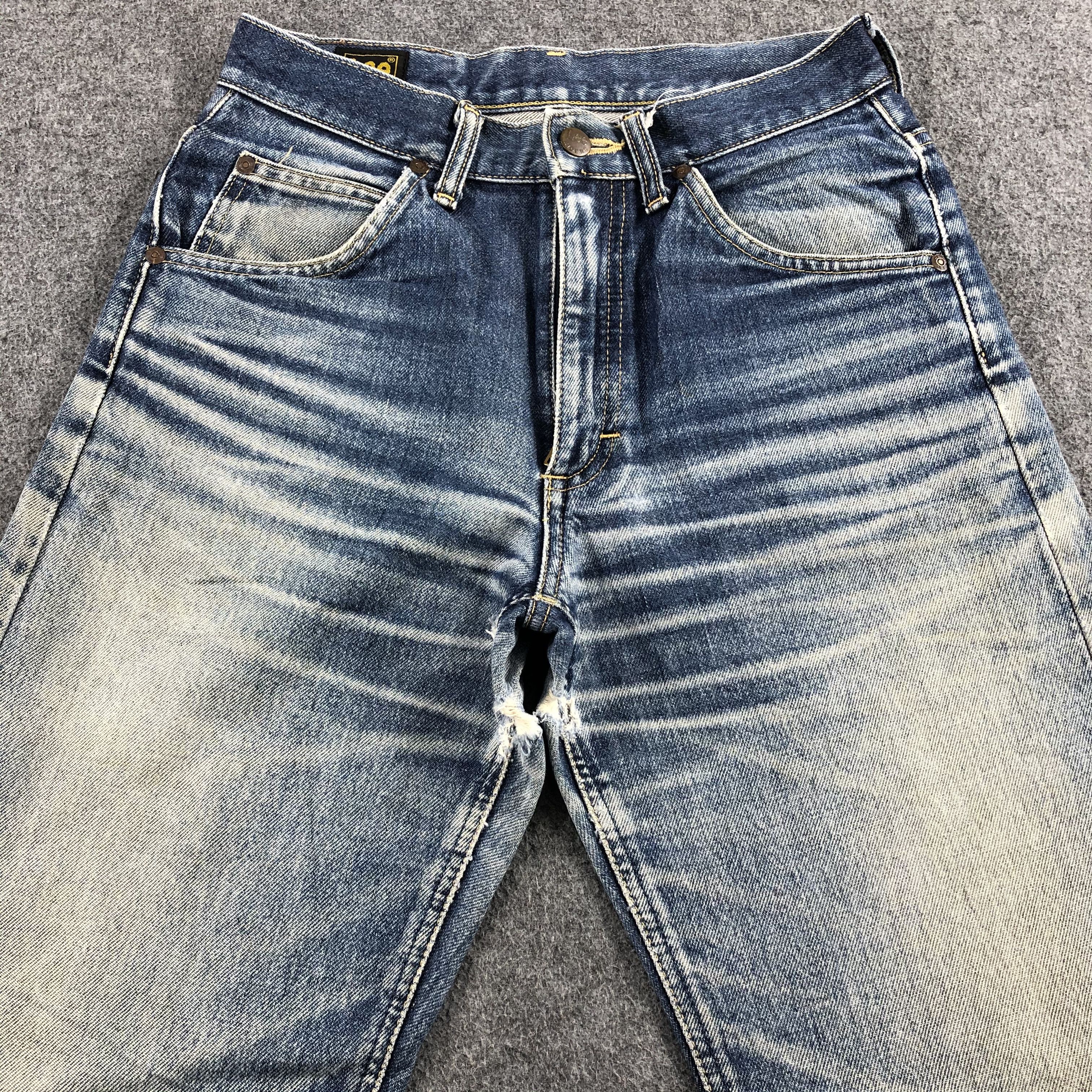 Lee Vintage Blue Wash Lee Jeans-J1733 Size US 27 - 3 Thumbnail