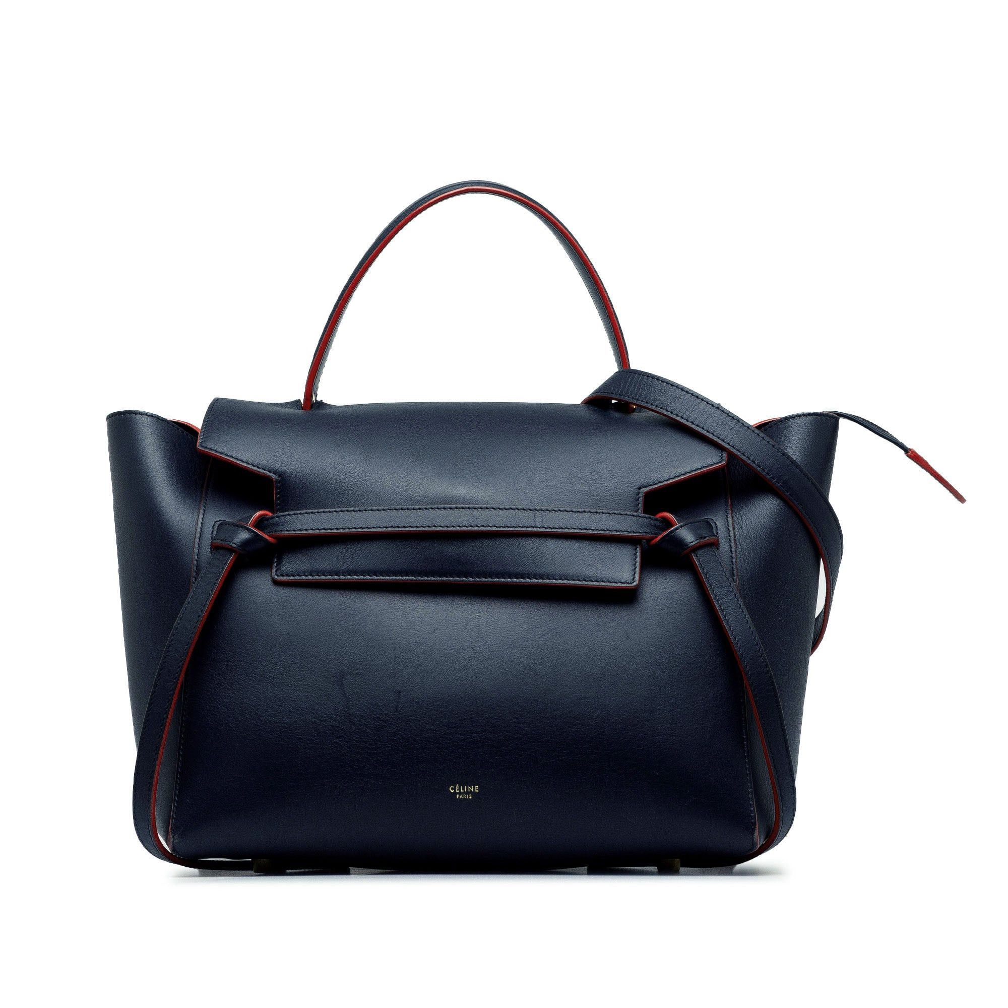 image of Celine Mini Belt Bag in Blue, Women's