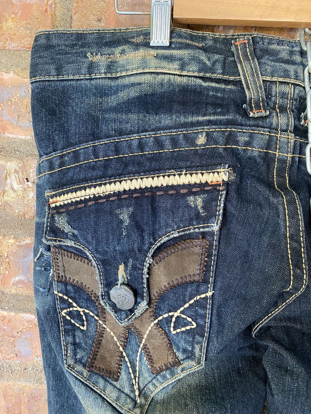 Japanese Brand FLARE🔥Lolita Jeans x Yoshitomo Nara pants Size US 34 / EU 50 - 17 Thumbnail